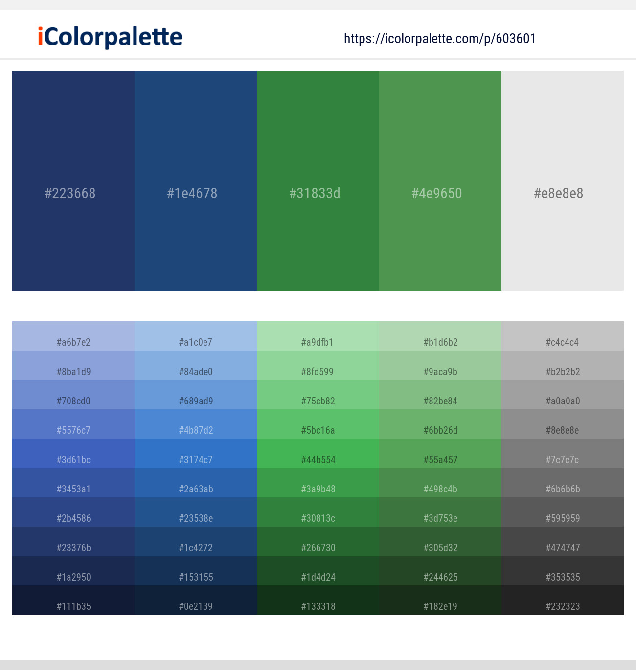 Biscay – Chathams Blue – Goblin – Fruit Salad – Mercury Color scheme