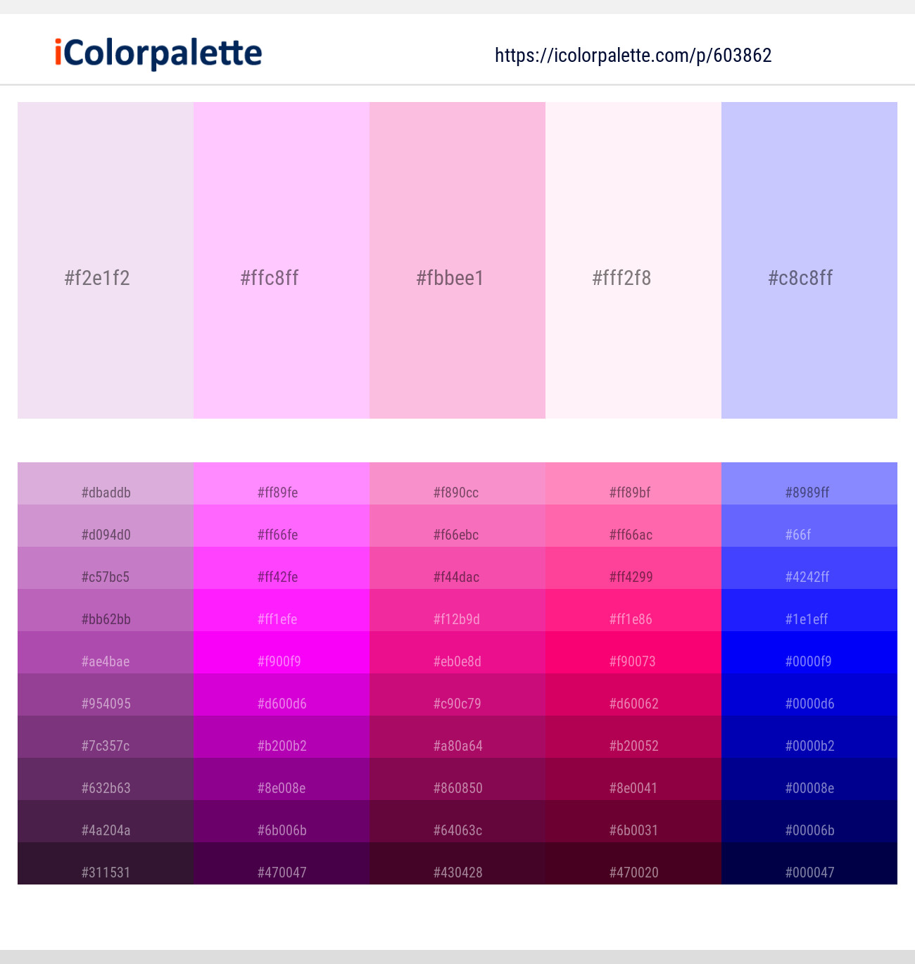 Prim – Pink Lace – Cupid – Tutu – Periwinkle Color scheme