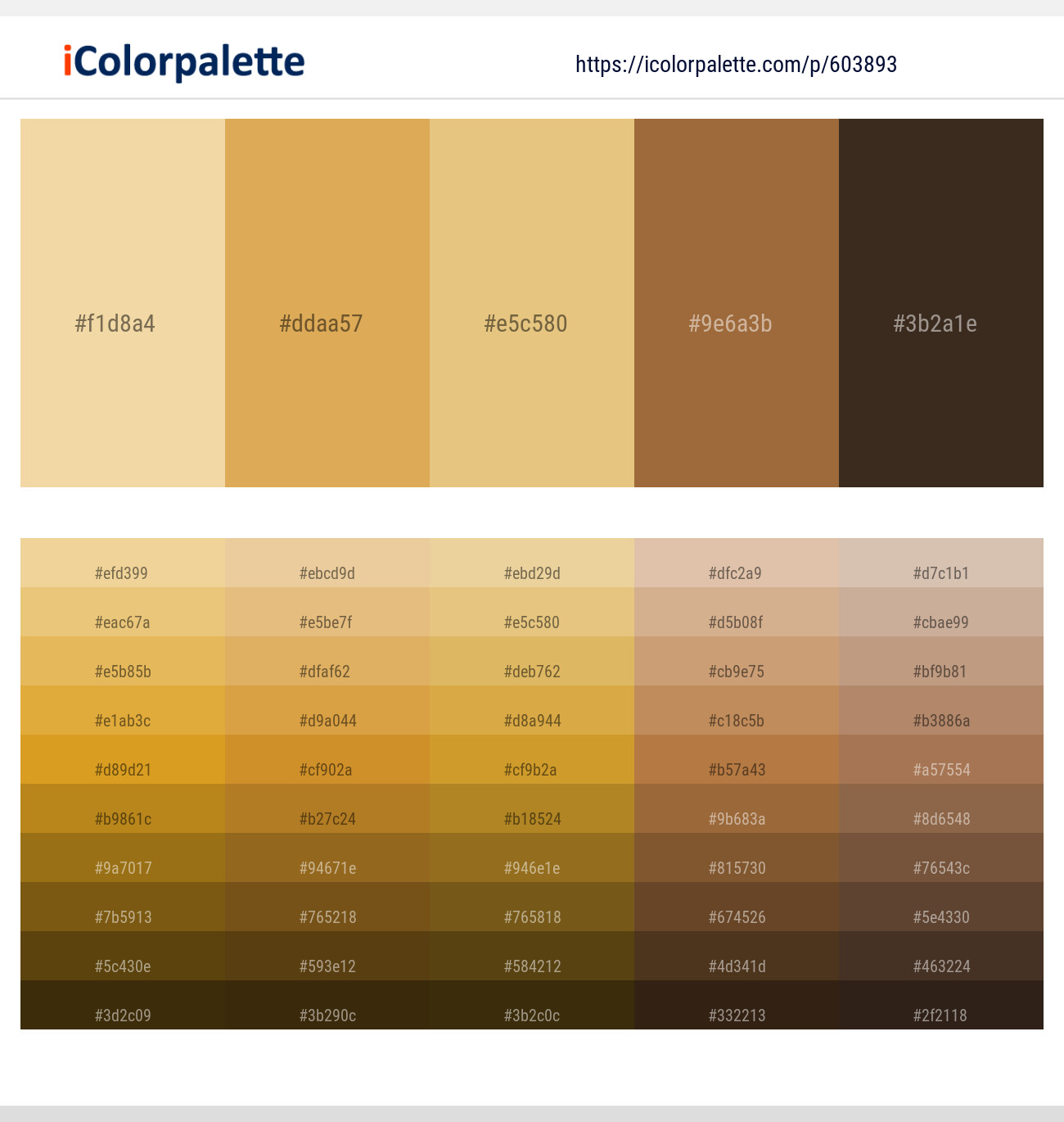 New Orleans – Di Serria – Putty – Cape Palliser – Bistre Color scheme