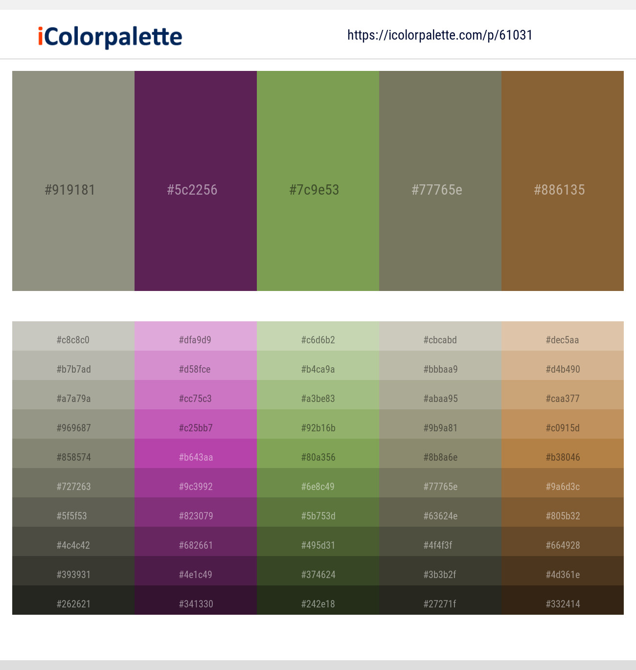 Granite Green – Finn – Asparagus – Crocodile – Potters Clay Color scheme