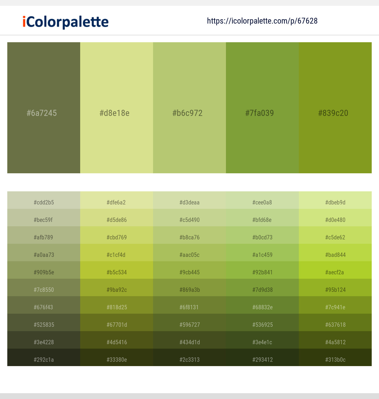 Dingley – Zombie – Wild Willow – Sushi – Trendy Green Color scheme