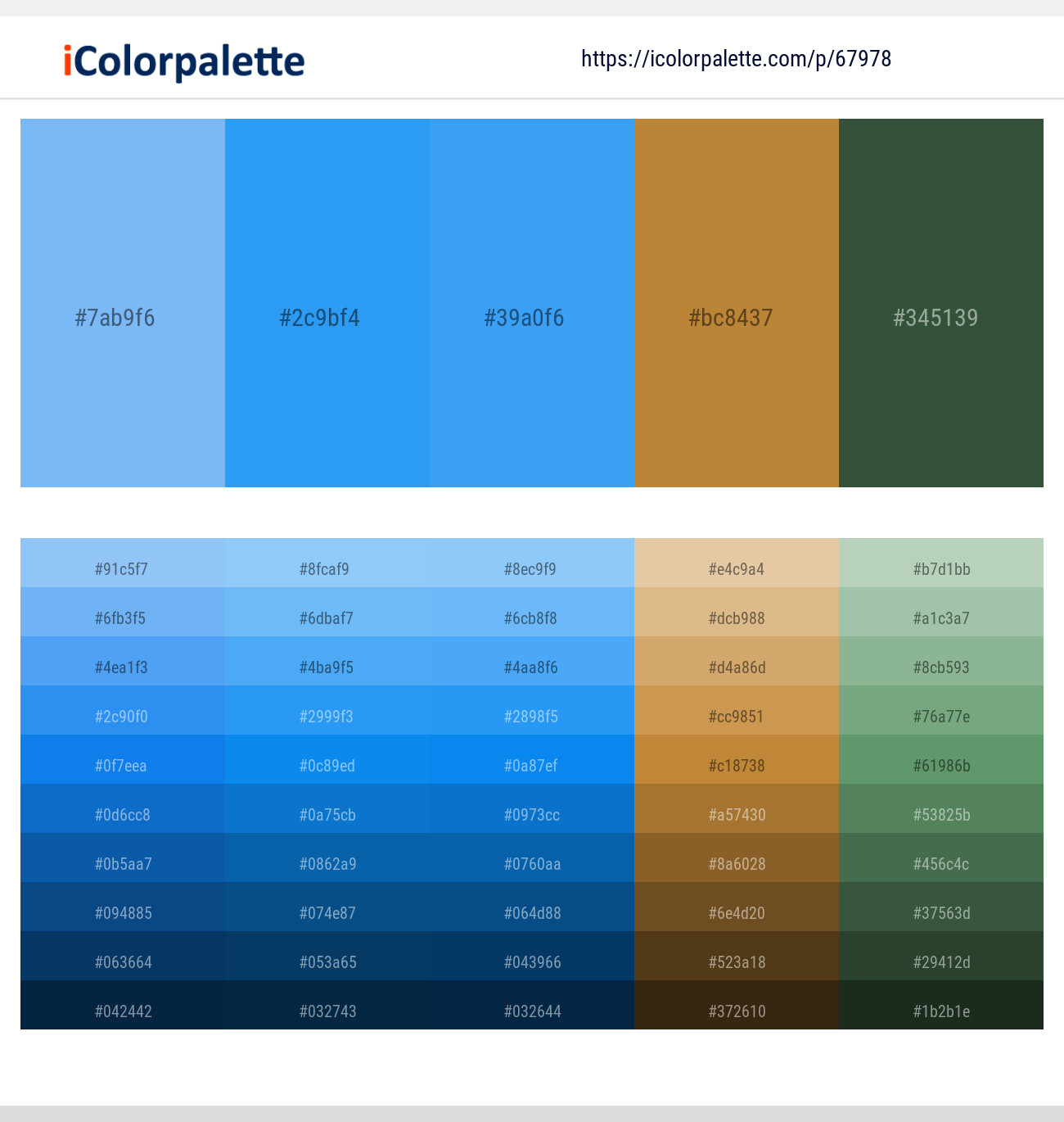 Malibu – Dodger Blue – Dodger Blue – Copper – Tom Thumb Color scheme