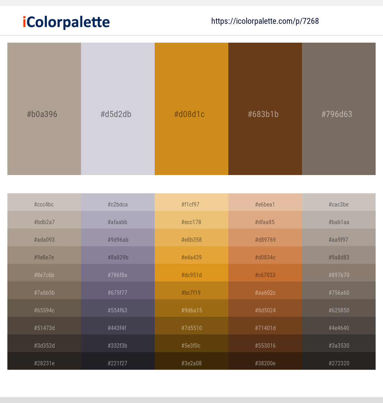 Bronco – Mischka – Geebung – Espresso – Sandstone Color scheme