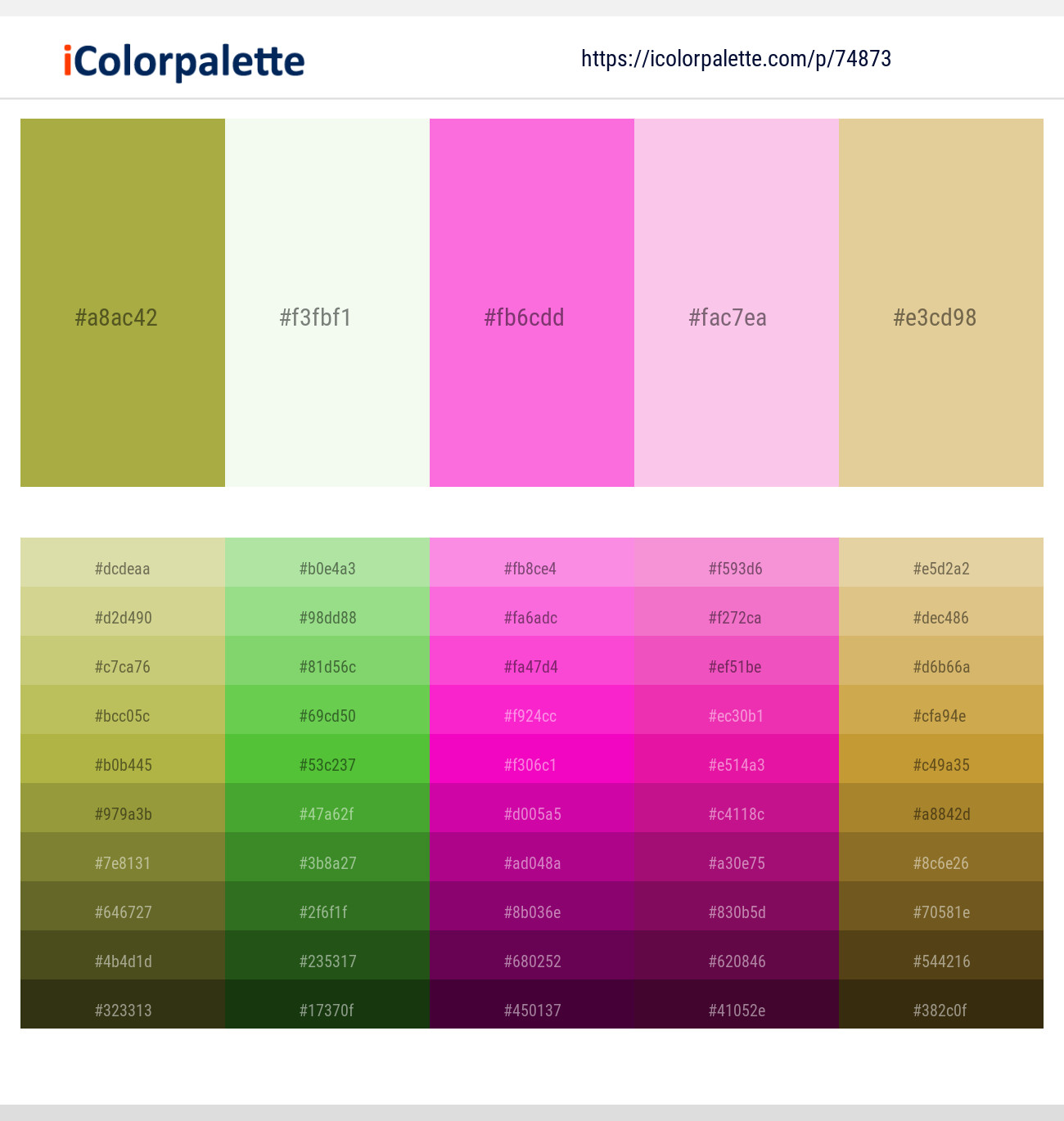 Blush Pink Color Palette - Blush Pink Color Schemes
