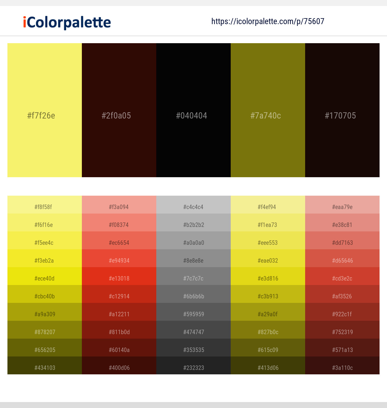 Portica – Rebel – Black – Spicy Mustard – Graphite Color scheme ...