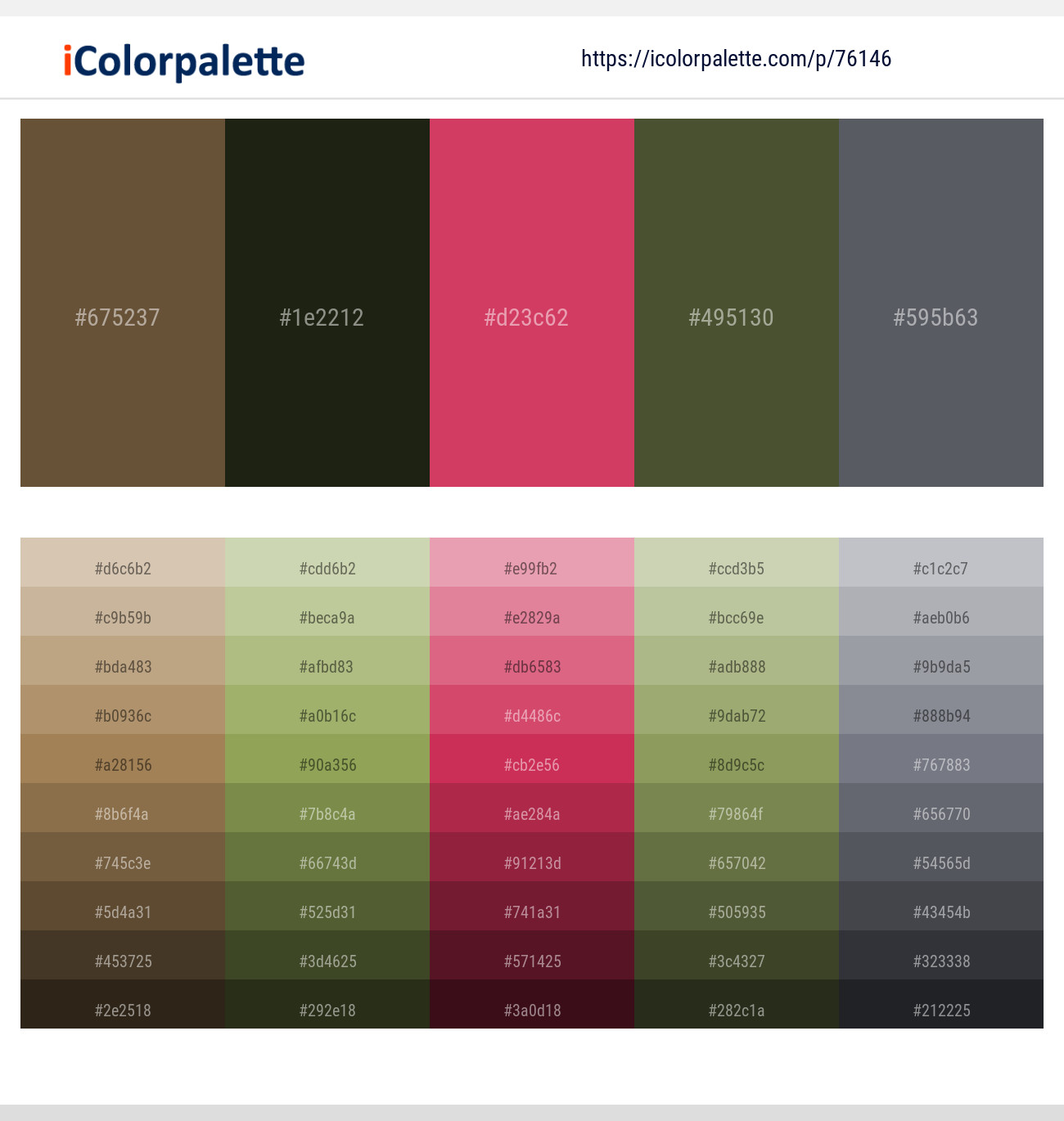 1 Latest Color Schemes with Shingle Fawn And Cabaret Color tone ...