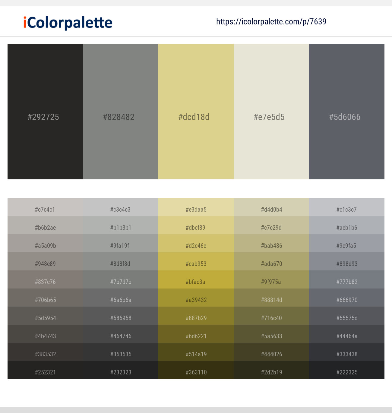 Dune – Stack – Brandy – Satin Linen – Shuttle Gray Color scheme