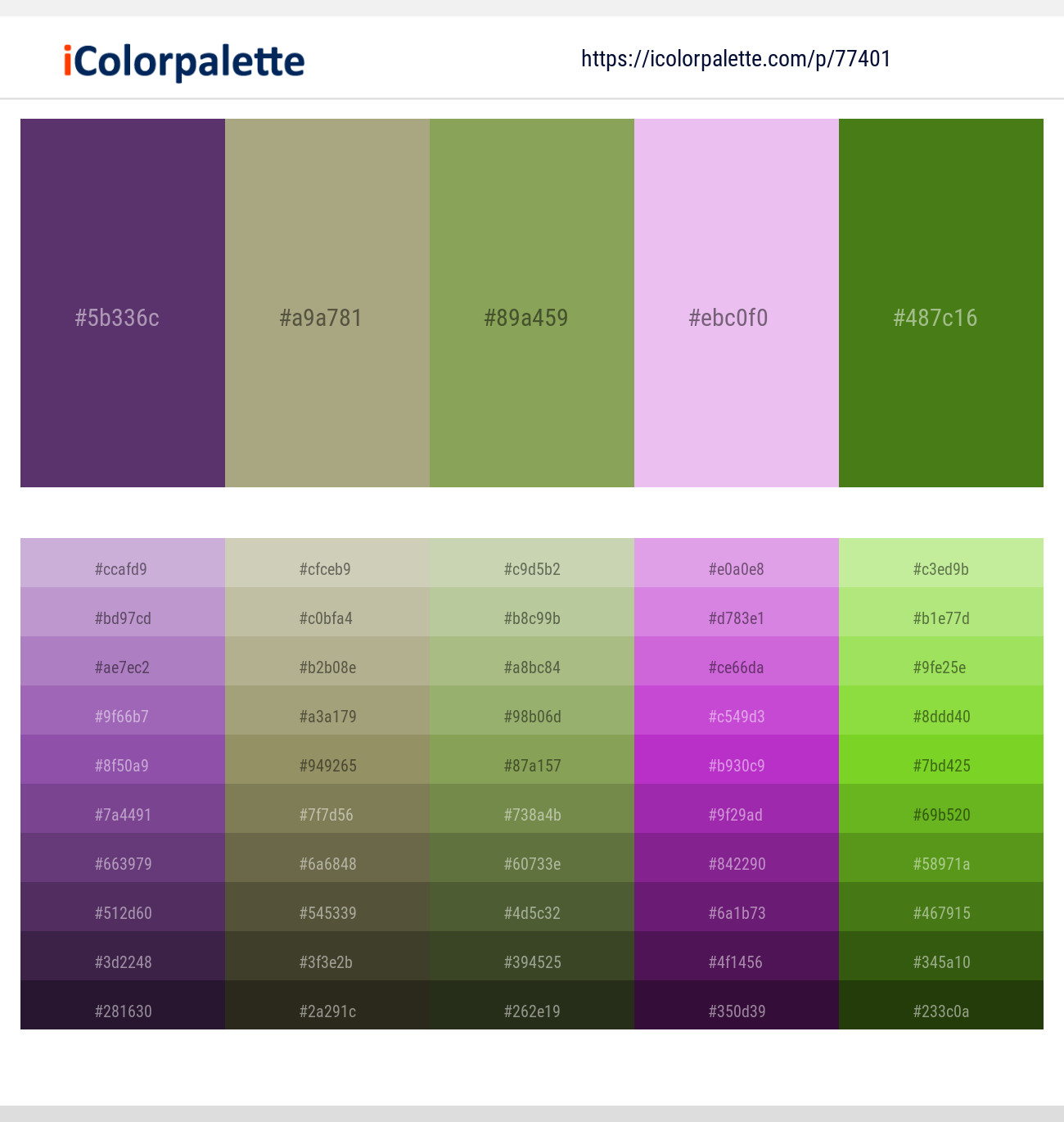 Bossanova – Hillary – Chelsea Cucumber – French Lilac – Bilbao Color scheme