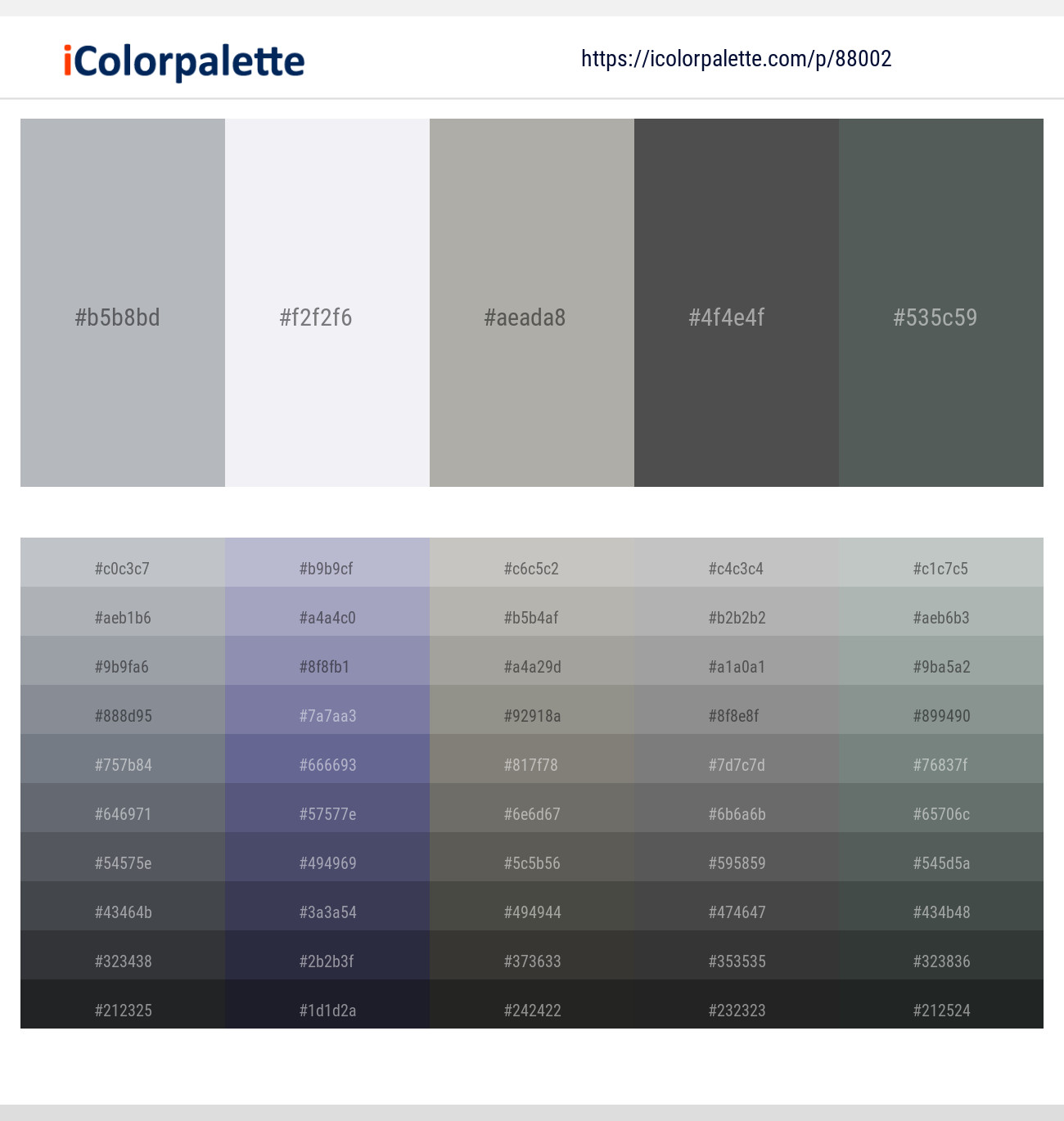 Bombay – Athens Gray – Delta – Emperor – Nandor Color scheme