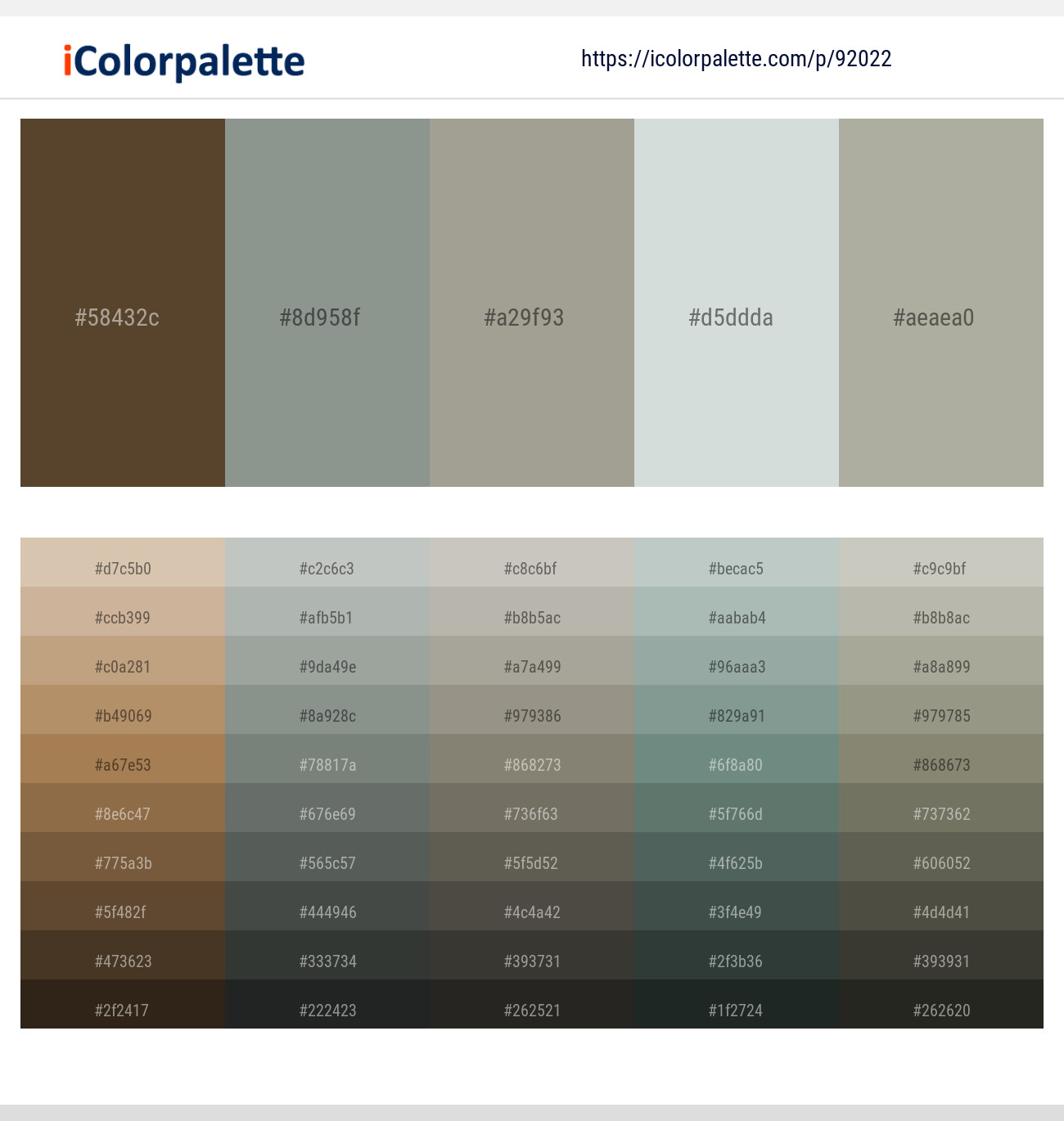 Quincy – Mantle – Dawn – Nebula – Bud Color scheme