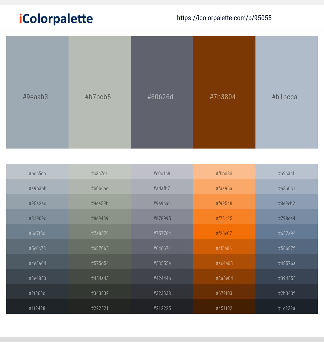 Hit Gray – Green Spring – Mid Gray – Peru Tan – Heather Color scheme