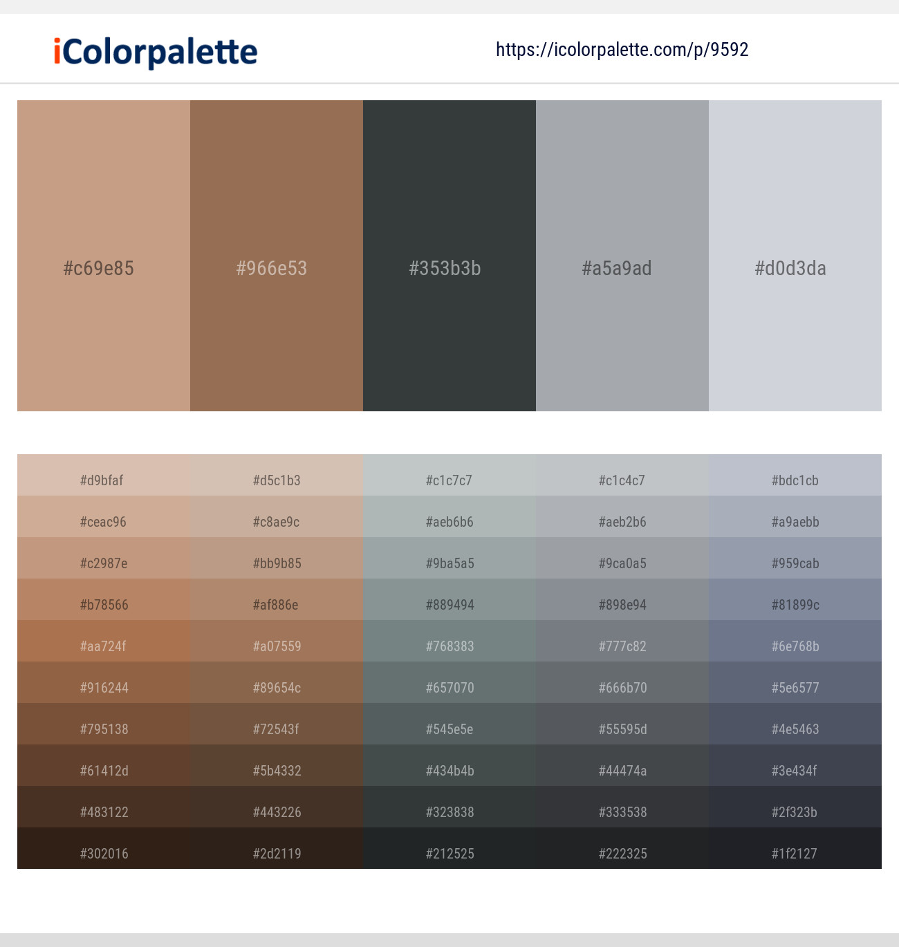 Oriental Pink – Leather – Cape Cod – Gray Chateau – Mischka Color scheme