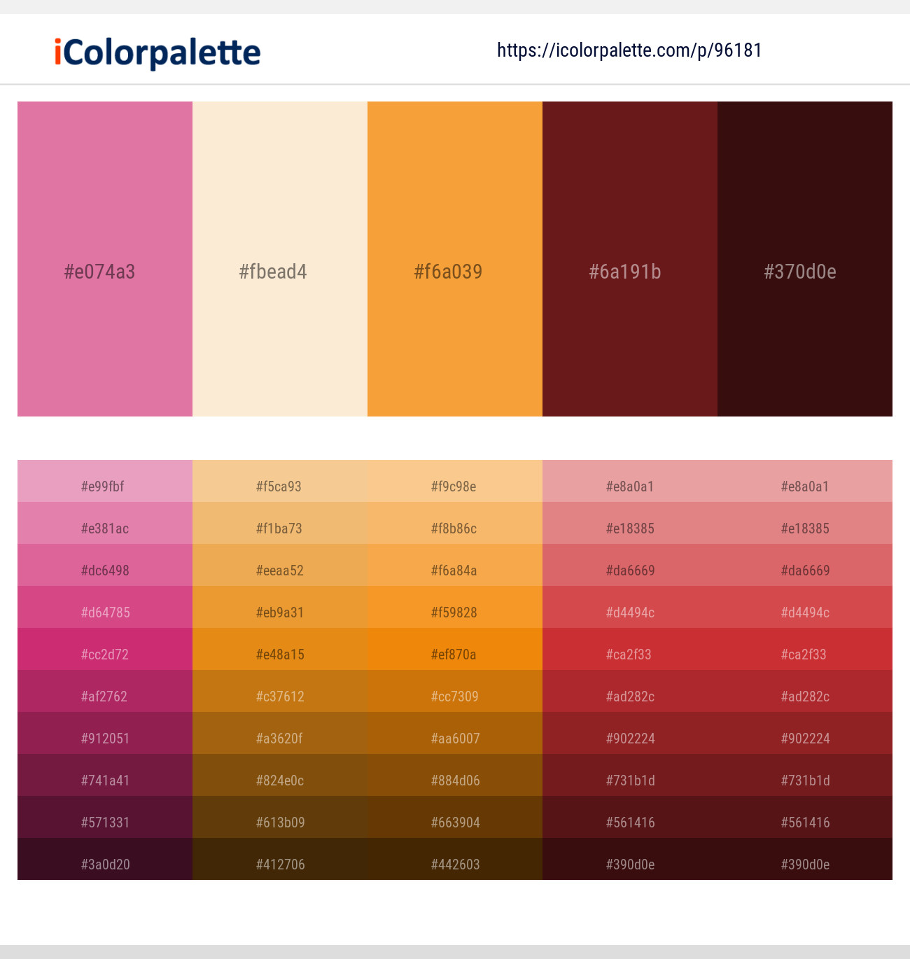 2 Latest Color Schemes with Deep Blush And Champagne Color tone
