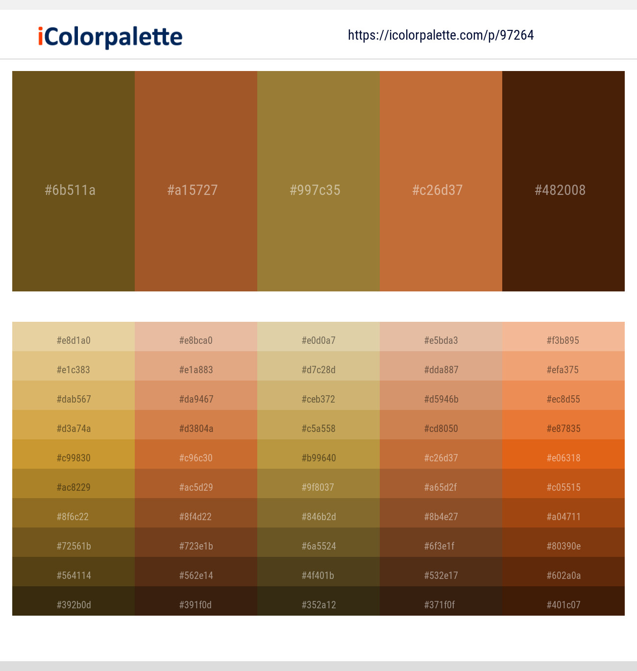 3 Latest Color Schemes with Copper And Bronze Color tone combinations, 2024
