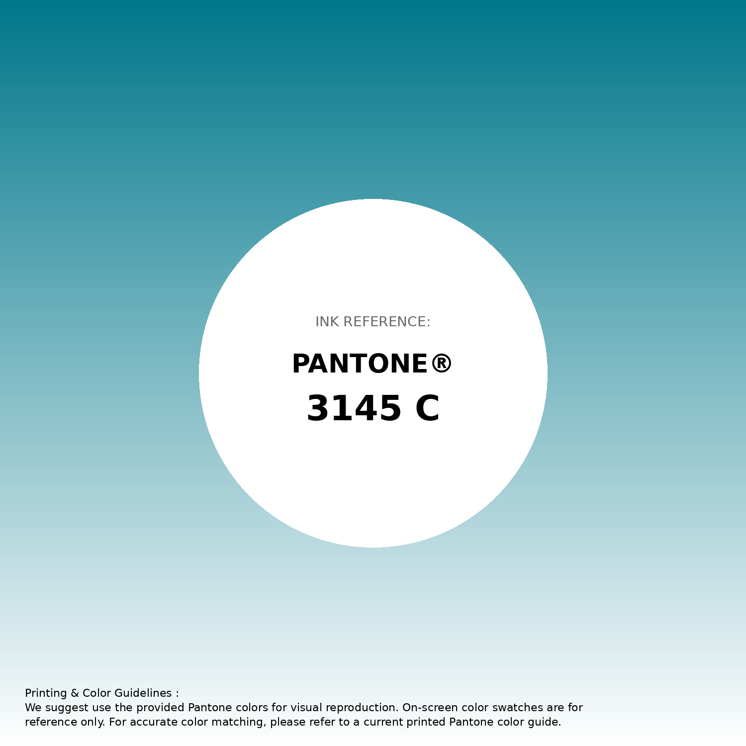 Hex Color #00778b | Printing Match PANTONE 3145 C | Color conversion ...
