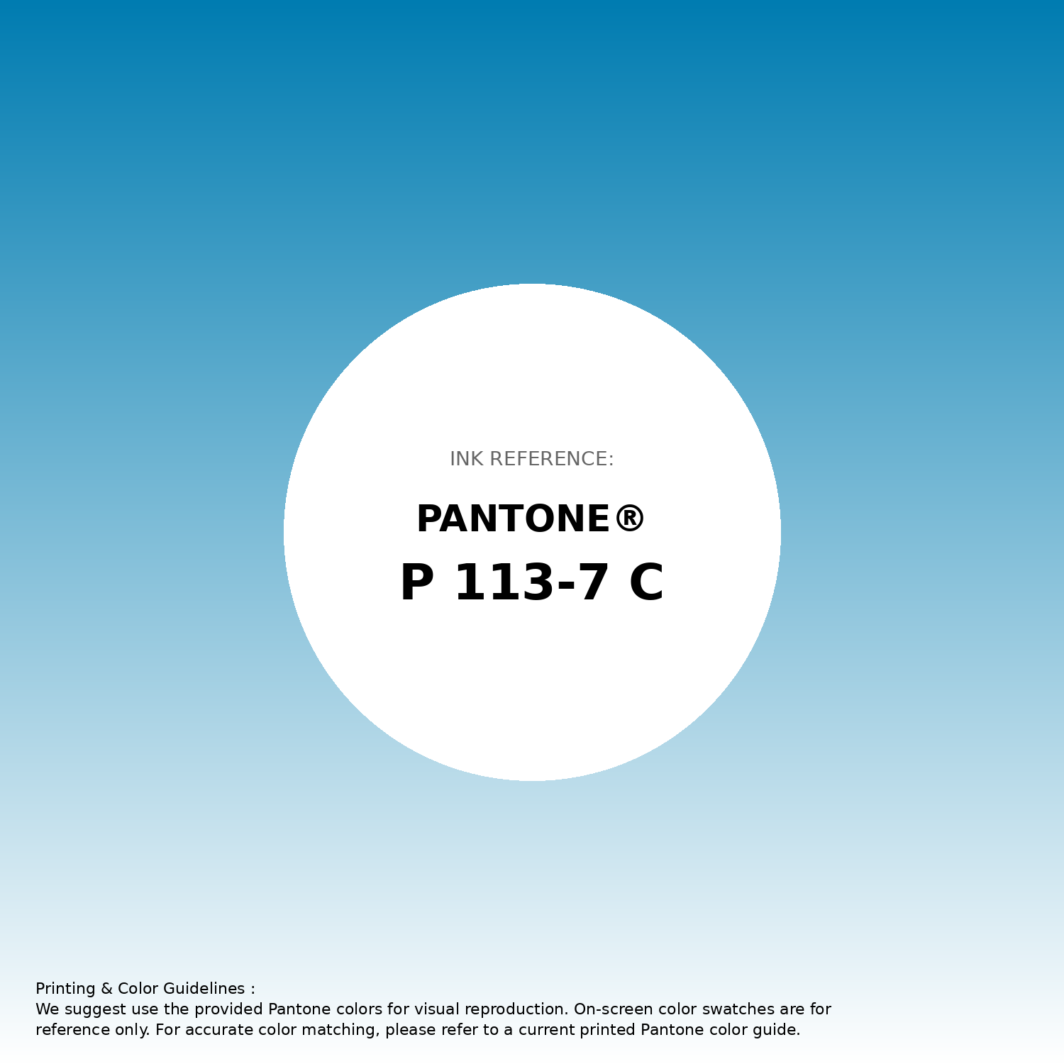 Stunning gradient artwork featuring Pantone P 113-7 C Color | Hex color Code #007cb1. Beautiful color transitions perfect for modern designs and backgrounds. #gradient #colorart #design #007cb1
