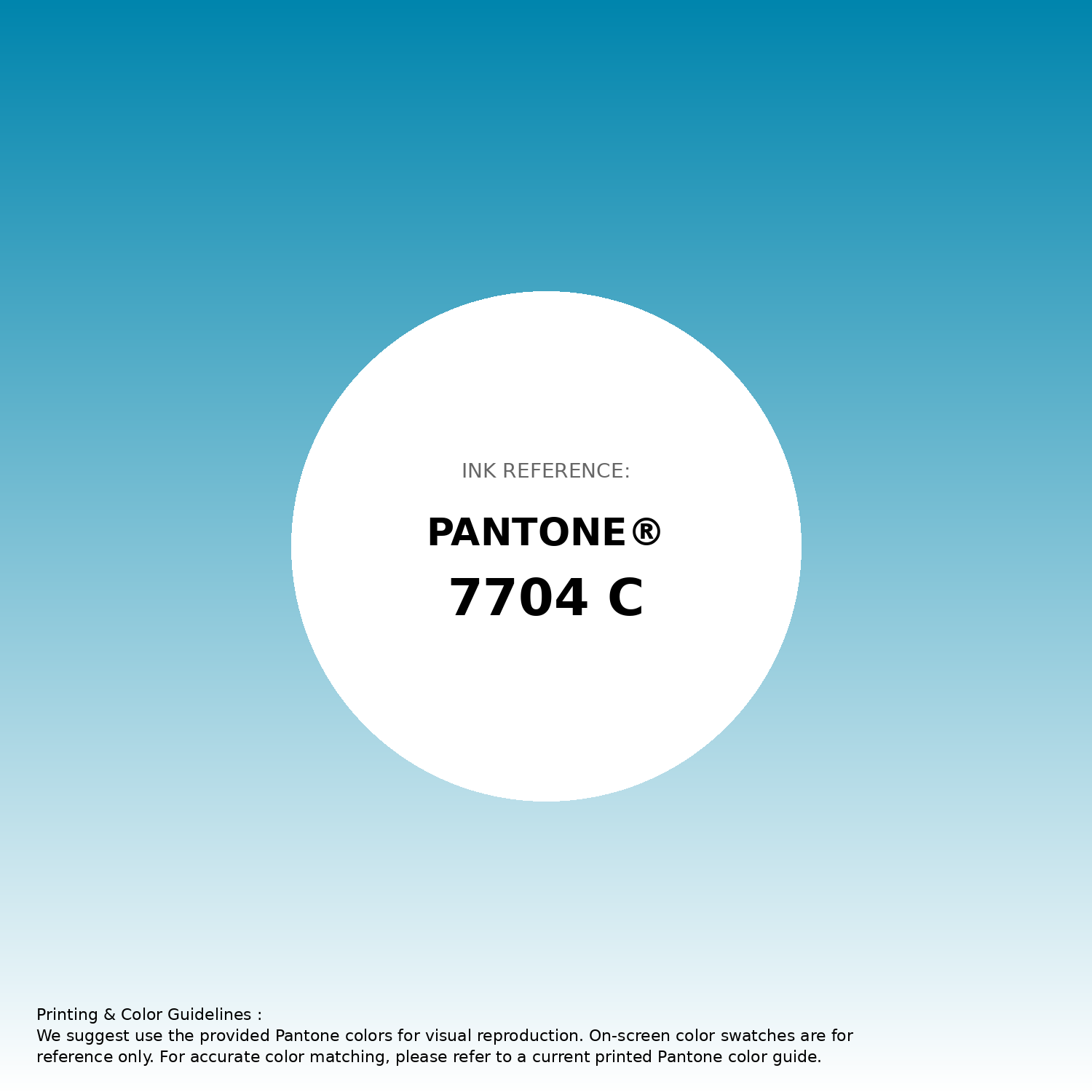 Stunning gradient artwork featuring Pantone 7704 C Color | Hex color Code #0085ad. Beautiful color transitions perfect for modern designs and backgrounds. #gradient #colorart #design #0085ad