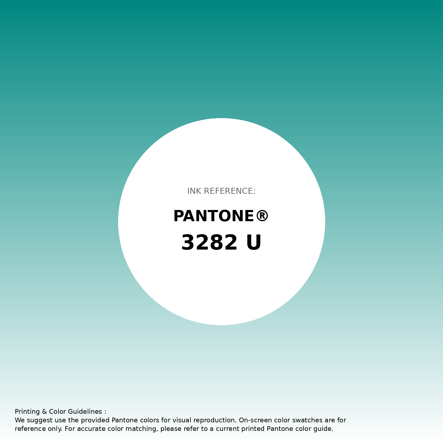 Stunning gradient artwork featuring Pantone 3282 U Color | Hex color Code #008780. Beautiful color transitions perfect for modern designs and backgrounds. #gradient #colorart #design #008780