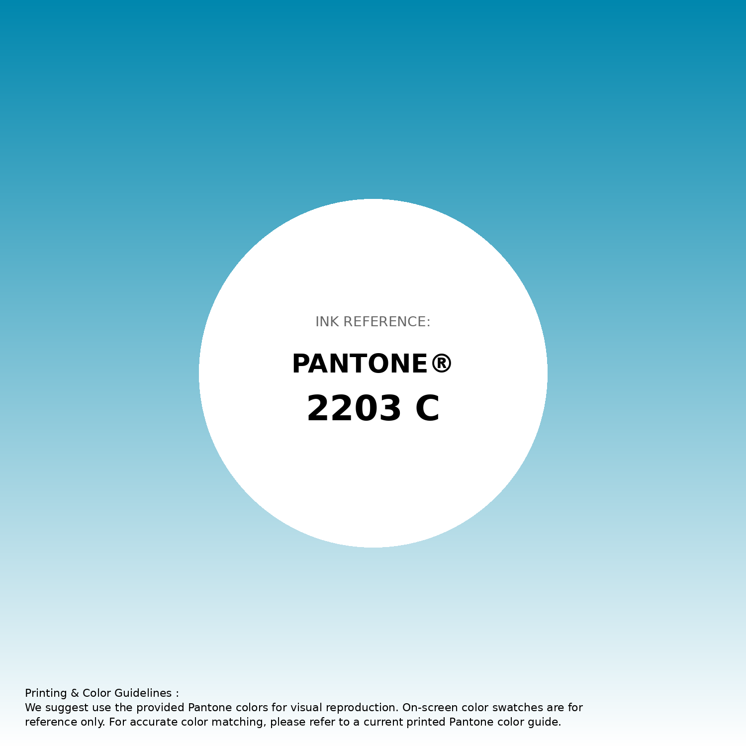 Stunning gradient artwork featuring Pantone 2203 C Color | Hex color Code #0087ae. Beautiful color transitions perfect for modern designs and backgrounds. #gradient #colorart #design #0087ae
