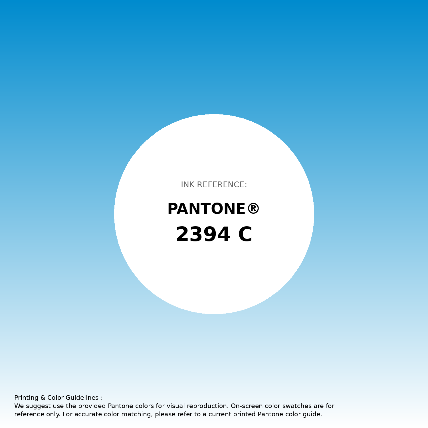 Stunning gradient artwork featuring Pantone 2394 C Color | Hex color Code #008bce. Beautiful color transitions perfect for modern designs and backgrounds. #gradient #colorart #design #008bce