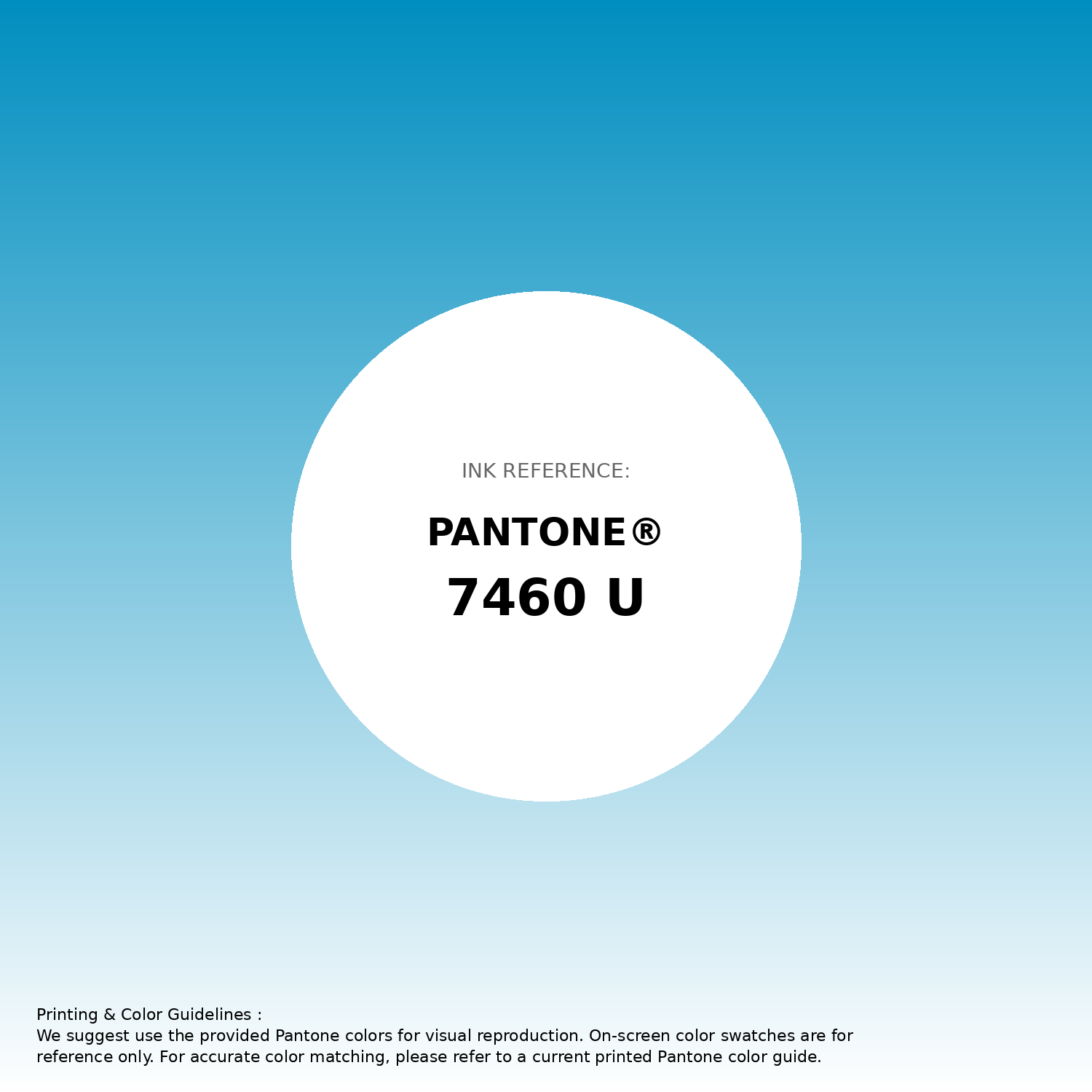 Stunning gradient artwork featuring Pantone 7460 U Color | Hex color Code #008ec0. Beautiful color transitions perfect for modern designs and backgrounds. #gradient #colorart #design #008ec0