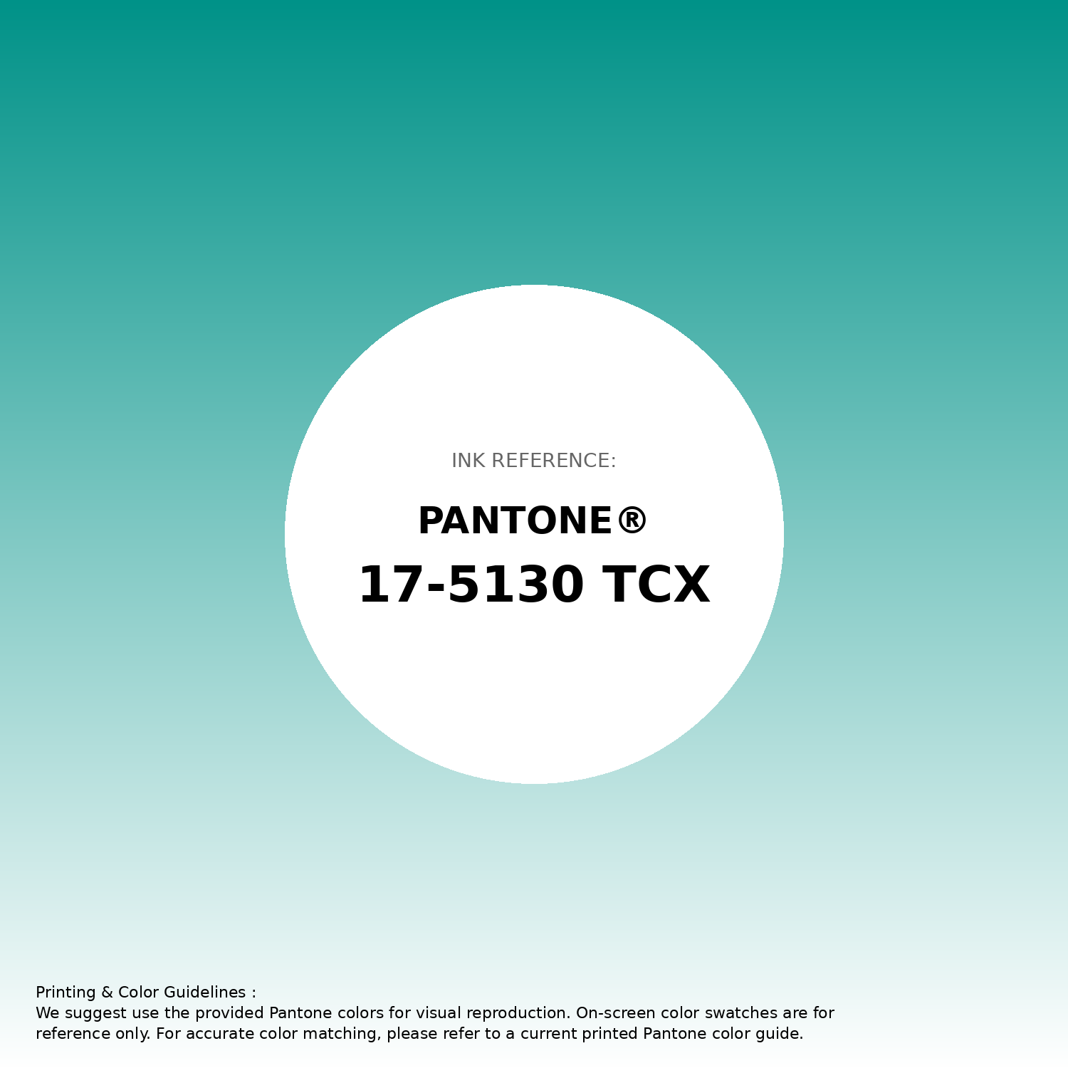 Stunning gradient artwork featuring Pantone 17-5130 Tcx Columbia Color | Hex color Code #009288. Beautiful color transitions perfect for modern designs and backgrounds. #gradient #colorart #design #009288