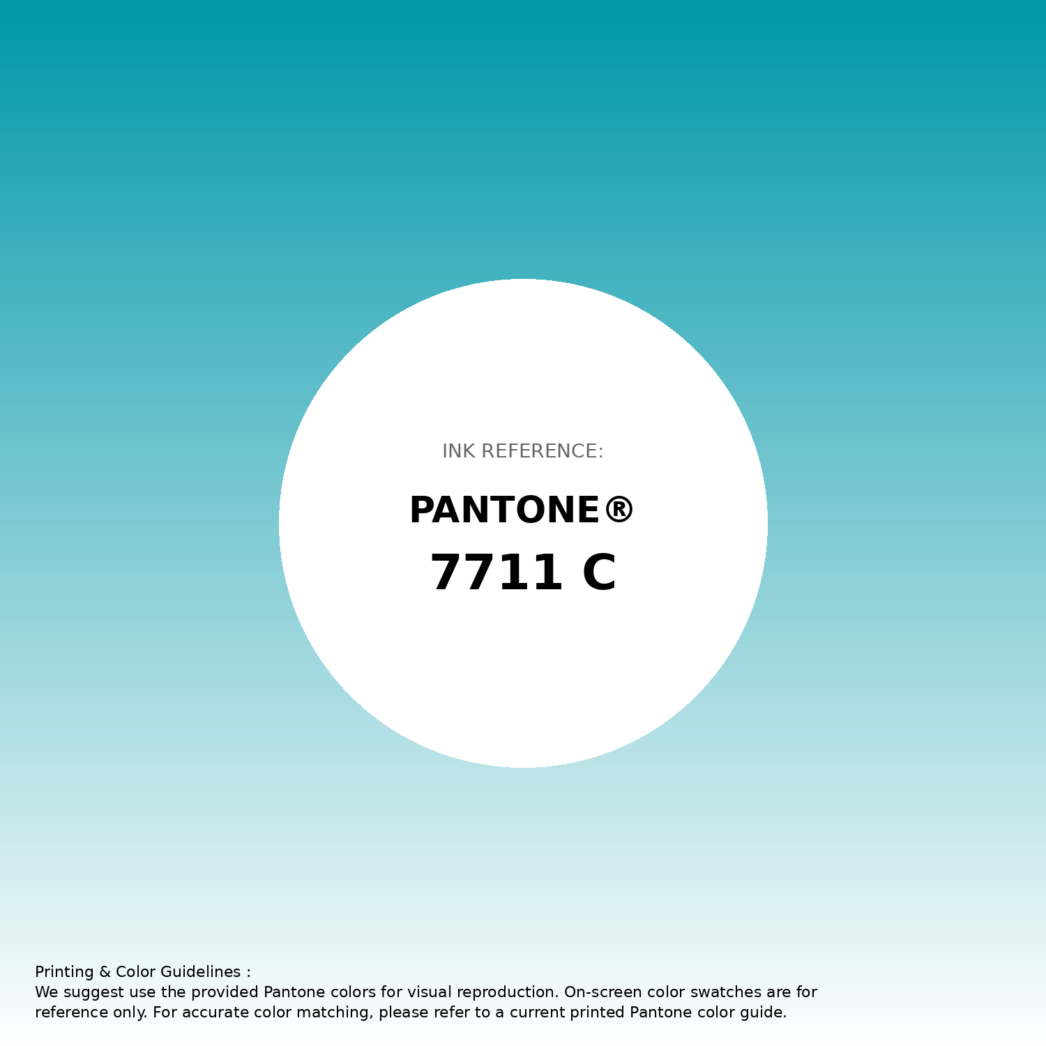 Stunning gradient artwork featuring Pantone 7711 C Color | Hex color Code #0097a9. Beautiful color transitions perfect for modern designs and backgrounds. #gradient #colorart #design #0097a9