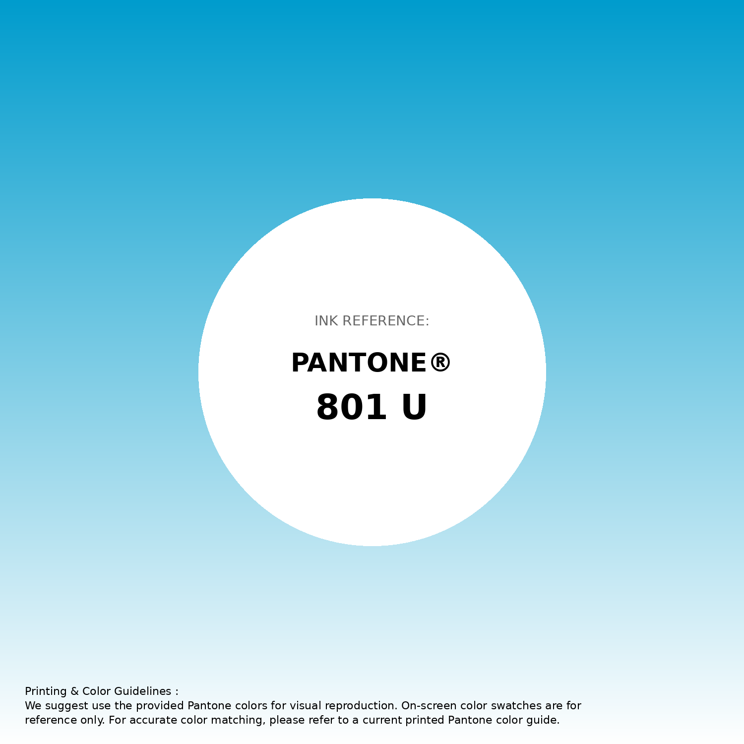 Stunning gradient artwork featuring Pantone 801 U Color | Hex color Code #009ccd. Beautiful color transitions perfect for modern designs and backgrounds. #gradient #colorart #design #009ccd