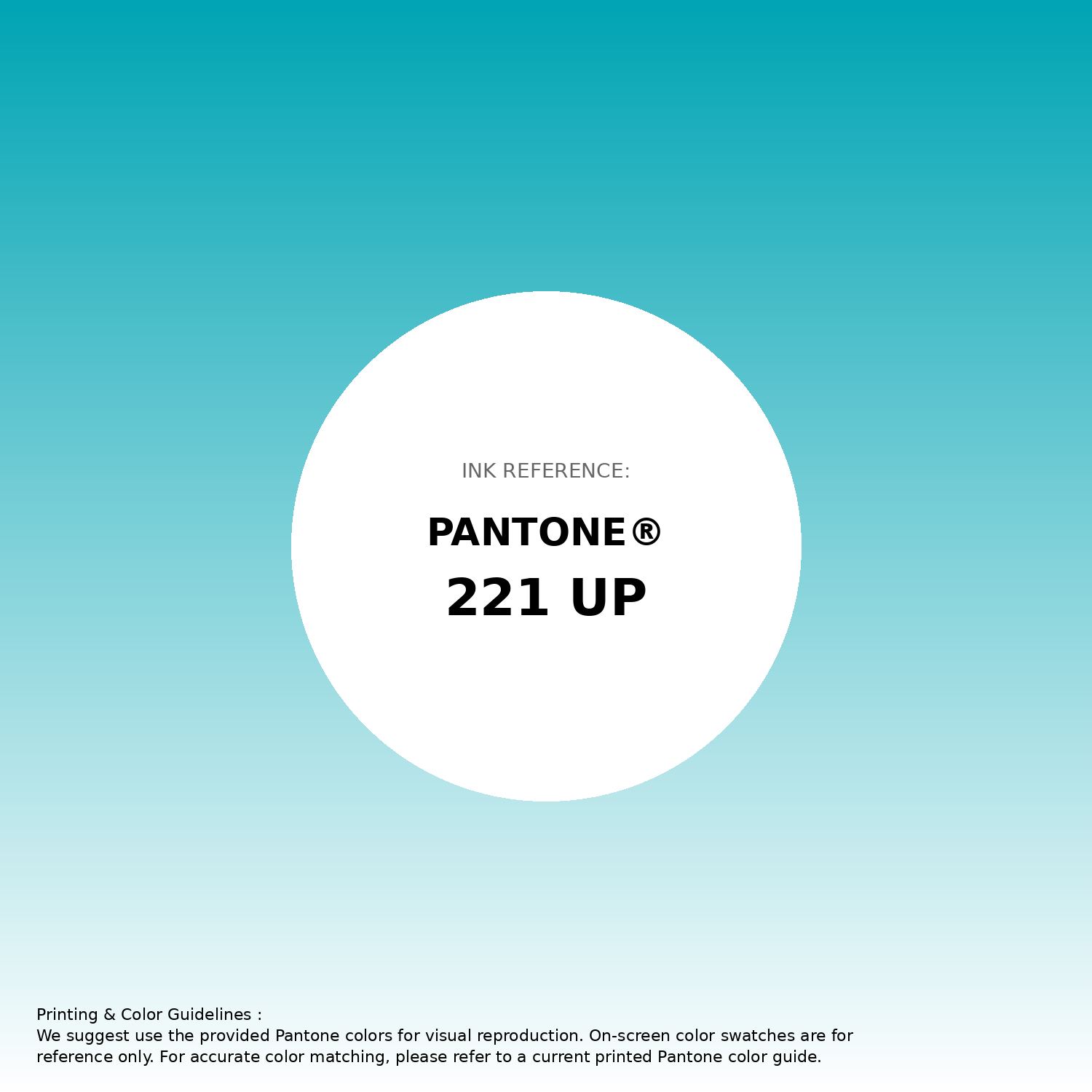 Stunning gradient artwork featuring Pantone 16-4728 Tpx Peacock Blue Color | Hex color Code #00a4b4. Beautiful color transitions perfect for modern designs and backgrounds. #gradient #colorart #design #00a4b4