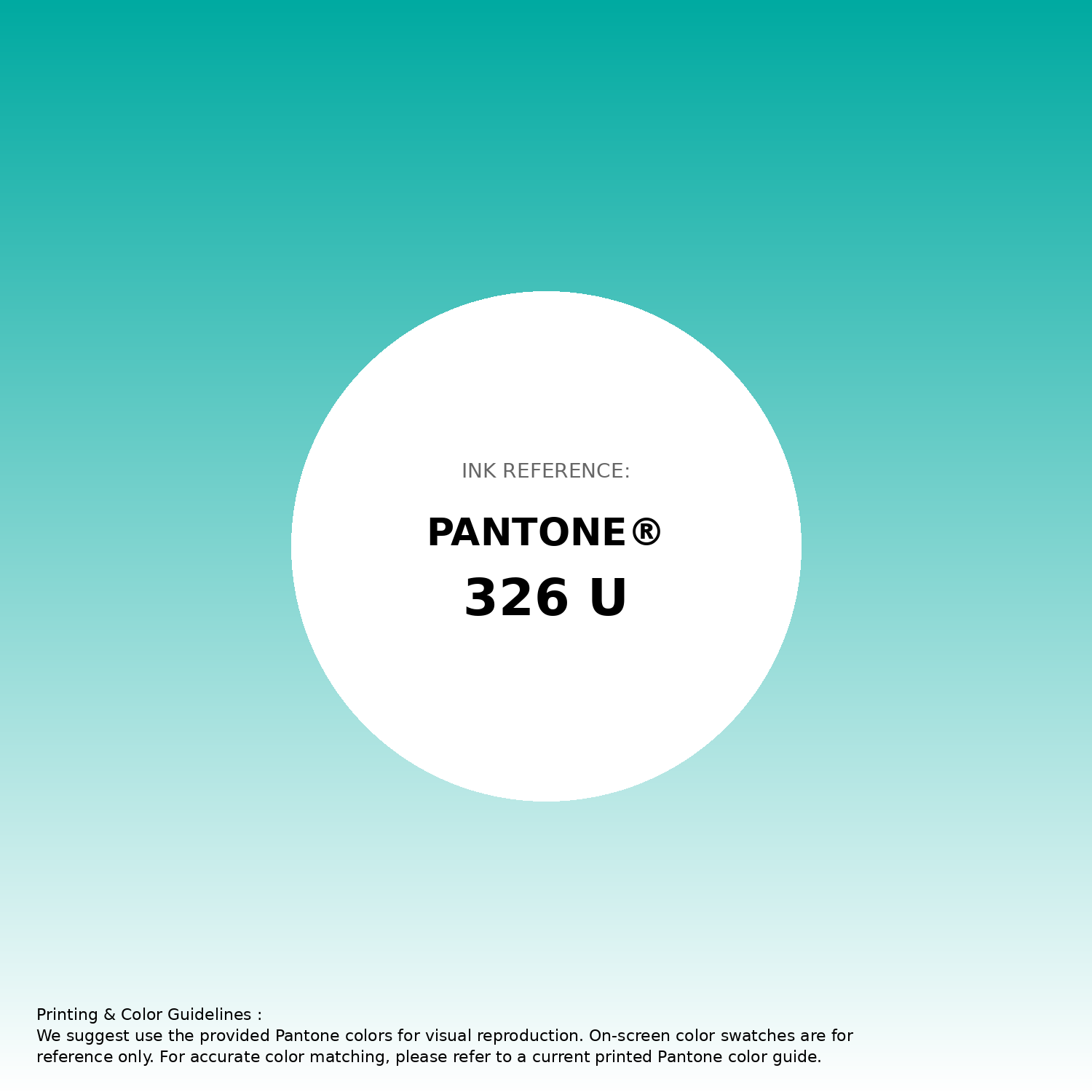 Stunning gradient artwork featuring Pantone 326 U Color | Hex color Code #00aaa1. Beautiful color transitions perfect for modern designs and backgrounds. #gradient #colorart #design #00aaa1