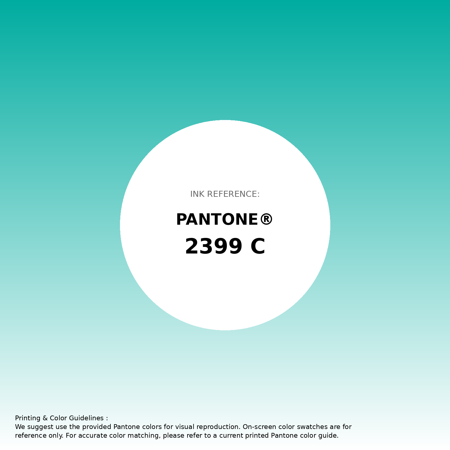 Stunning gradient artwork featuring Pantone 2399 C Color | Hex color Code #00aca0. Beautiful color transitions perfect for modern designs and backgrounds. #gradient #colorart #design #00aca0