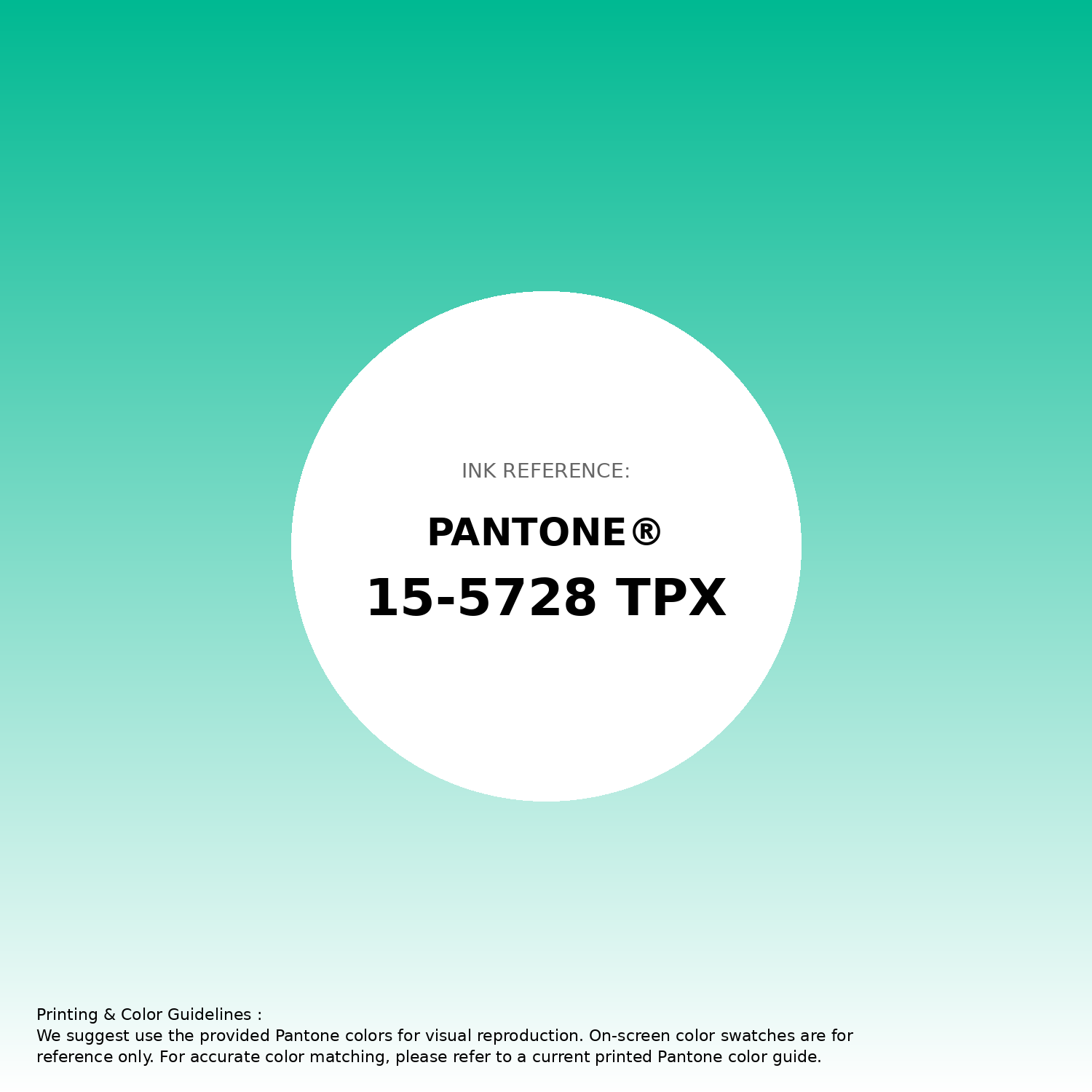 Stunning gradient artwork featuring Pantone 15-5728 Tpx Mint Leaf Color | Hex color Code #00b992. Beautiful color transitions perfect for modern designs and backgrounds. #gradient #colorart #design #00b992