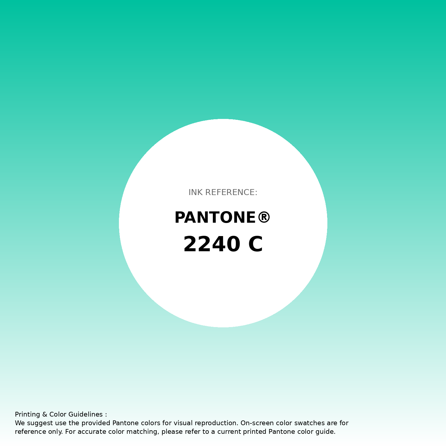 Stunning gradient artwork featuring Pantone 2240 C Color | Hex color Code #00c19f. Beautiful color transitions perfect for modern designs and backgrounds. #gradient #colorart #design #00c19f
