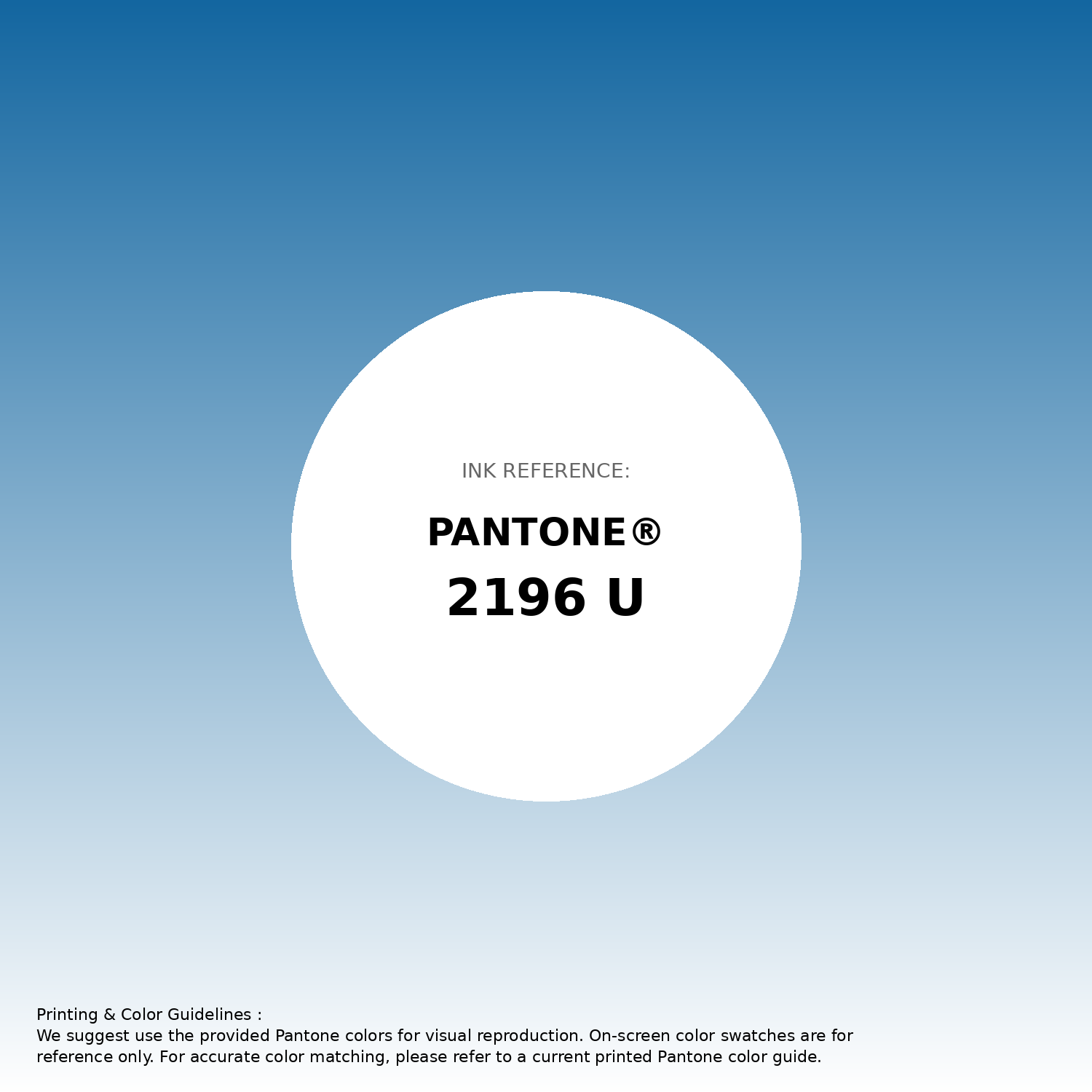 Stunning gradient artwork featuring Pantone 2196 U Color | Hex color Code #1366a0. Beautiful color transitions perfect for modern designs and backgrounds. #gradient #colorart #design #1366a0