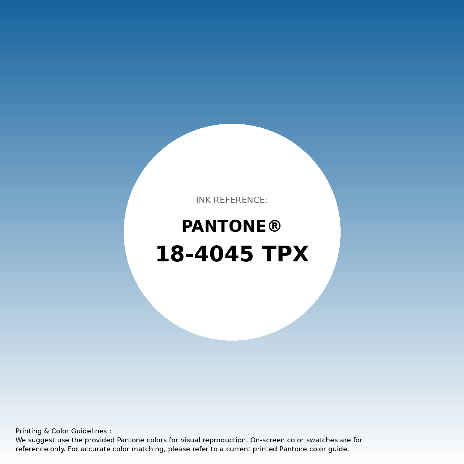 Stunning gradient artwork featuring Pantone 18-4045 Tpx Daphne Color | Hex color Code #16639f. Beautiful color transitions perfect for modern designs and backgrounds. #gradient #colorart #design #16639f