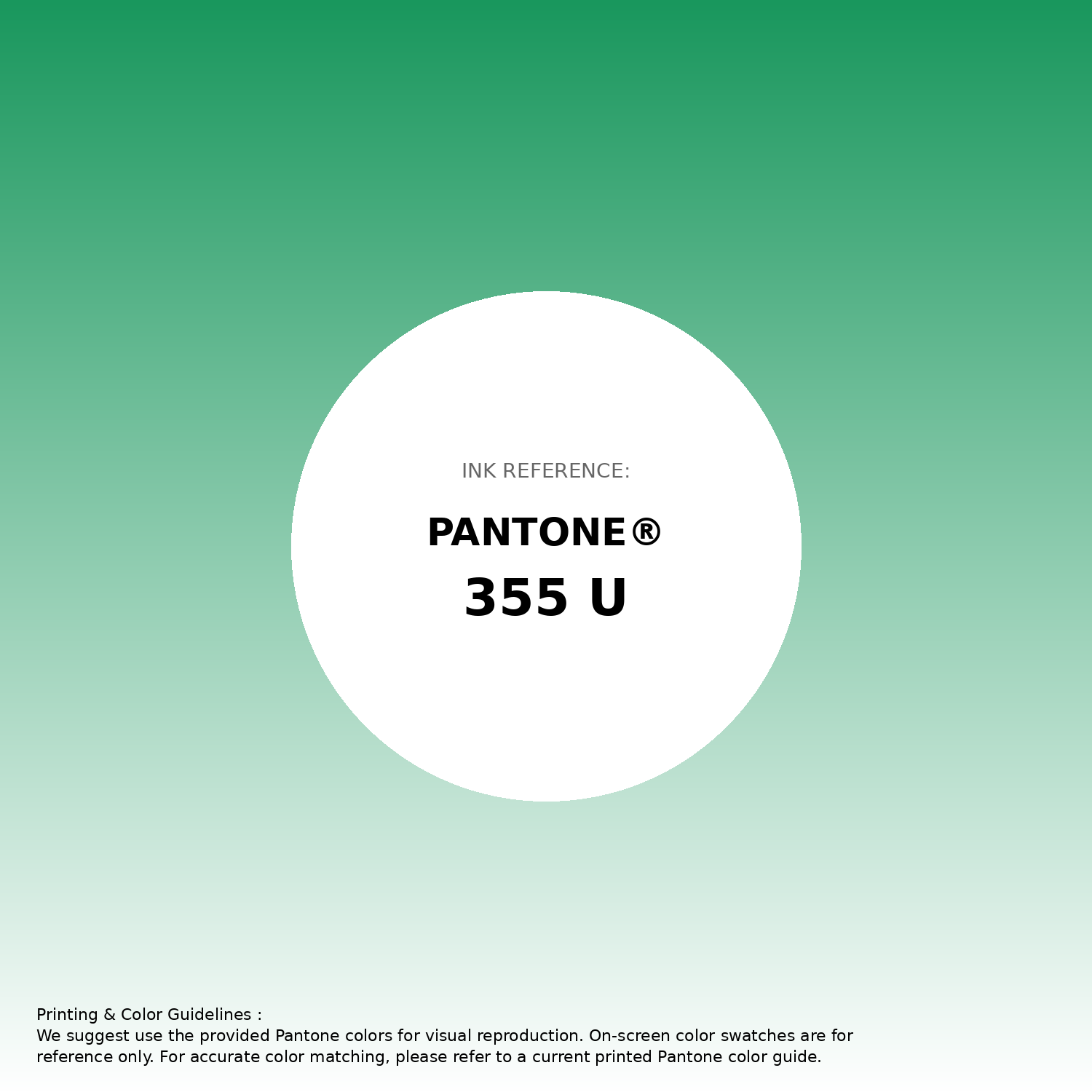 Hex Color #19975d | Printing Match PANTONE 355 U | Color conversion ...