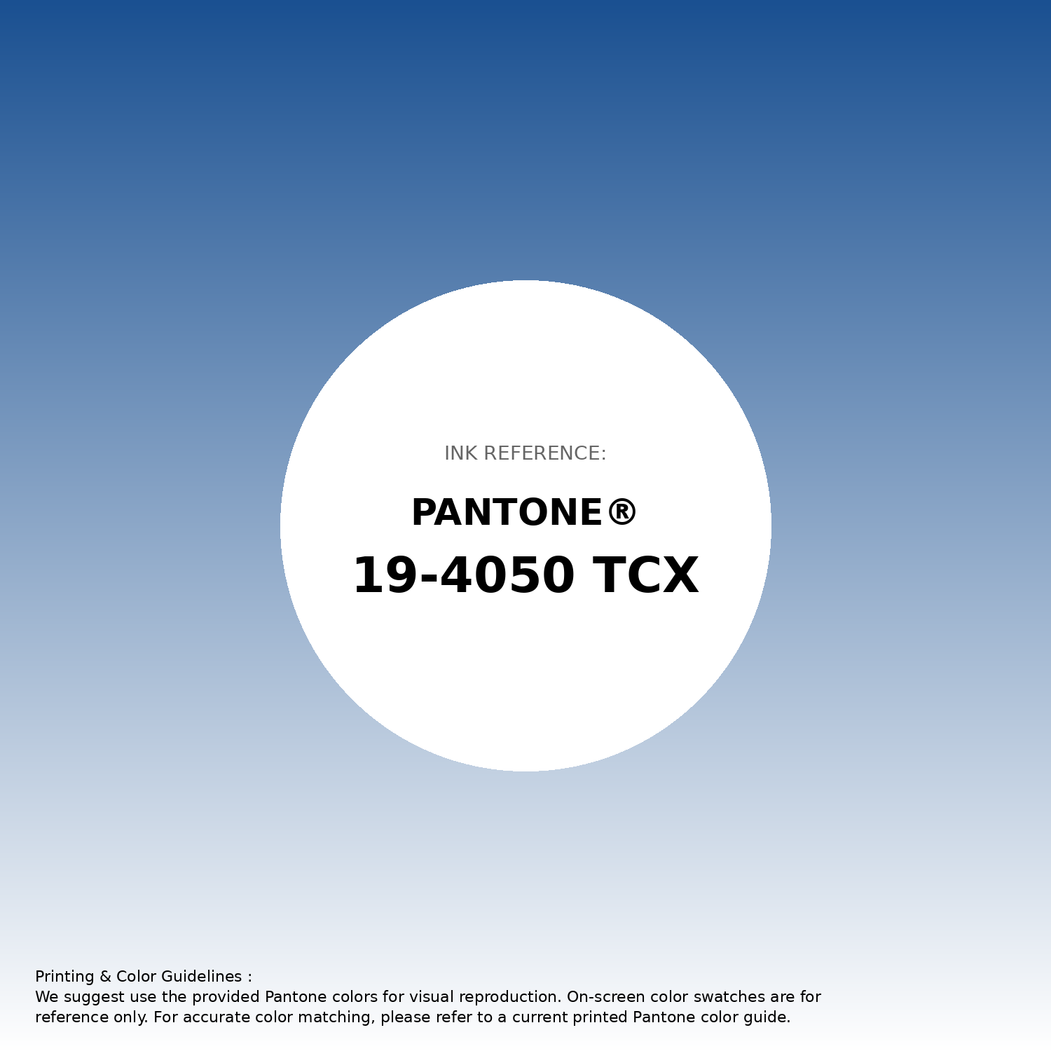 Stunning gradient artwork featuring Pantone 19-4050 Tcx Nautical Blue Color | Hex color Code #1a5091. Beautiful color transitions perfect for modern designs and backgrounds. #gradient #colorart #design #1a5091