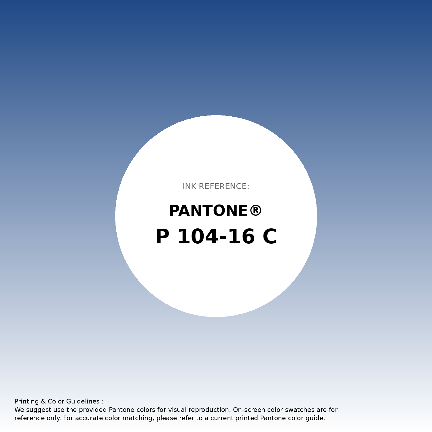 Stunning gradient artwork featuring Pantone P 104-16 C Color | Hex color Code #204986. Beautiful color transitions perfect for modern designs and backgrounds. #gradient #colorart #design #204986