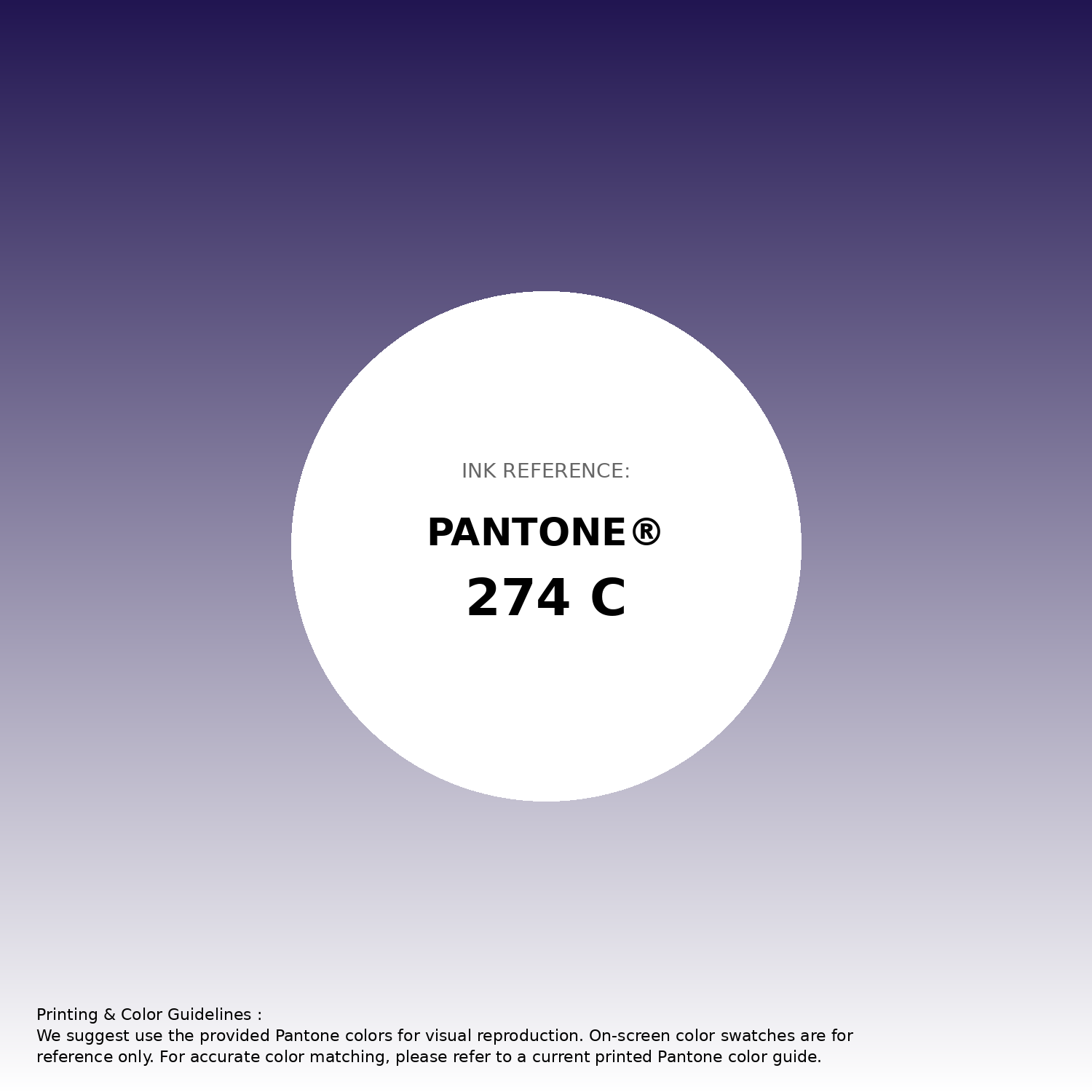 Hex Color #211551 | Printing Match PANTONE 274 C | Color conversion ...