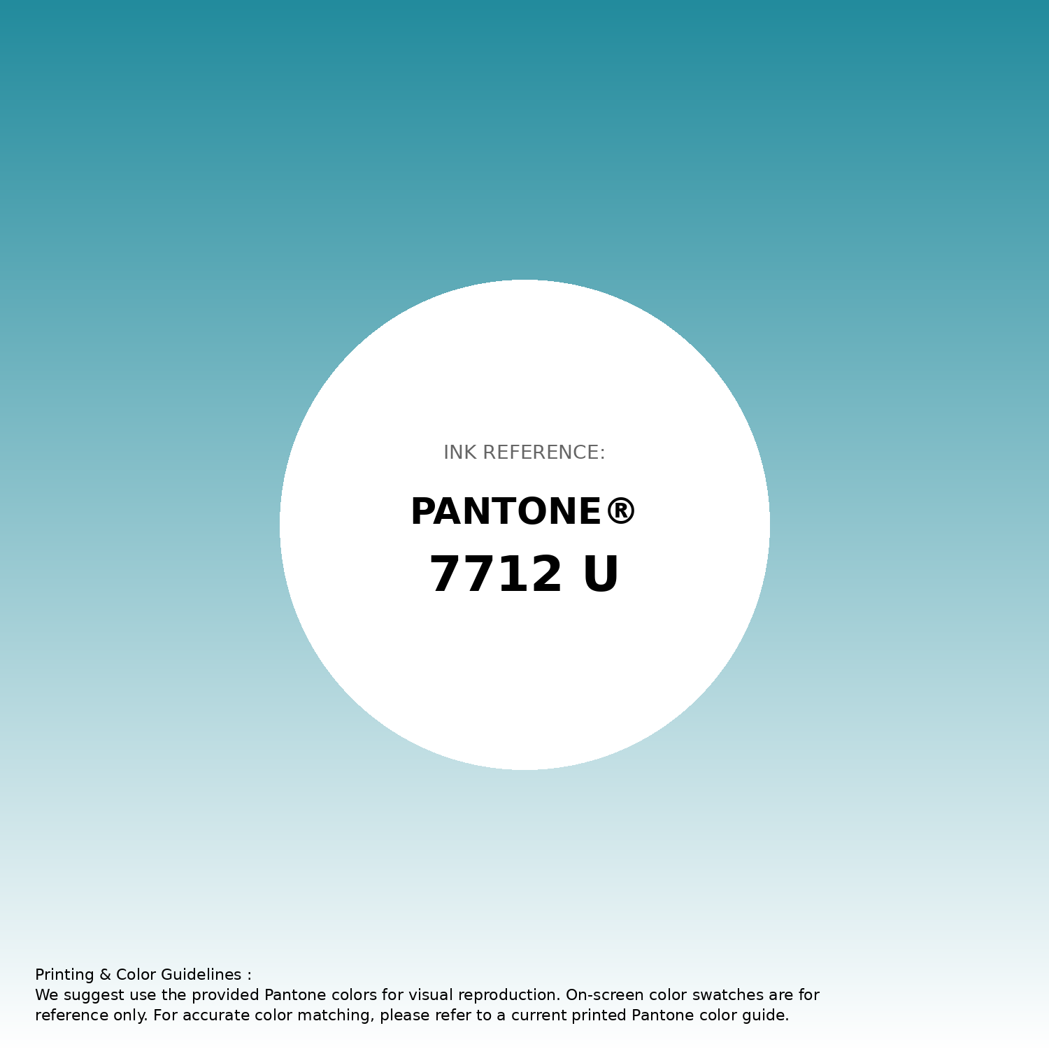 Stunning gradient artwork featuring Pantone 7712 U Color | Hex color Code #228b9d. Beautiful color transitions perfect for modern designs and backgrounds. #gradient #colorart #design #228b9d