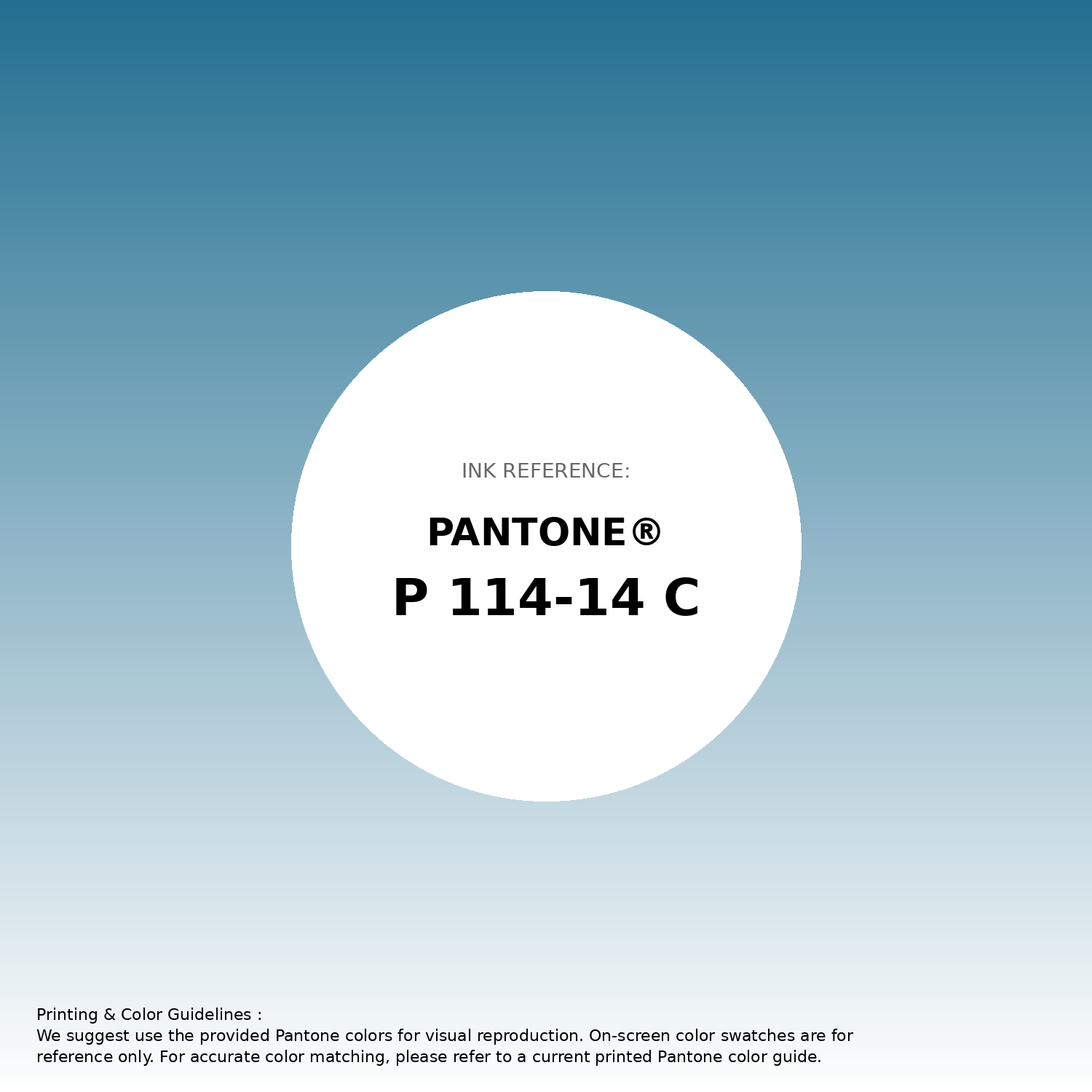 Stunning gradient artwork featuring Pantone P 114-14 C Color | Hex color Code #236f91. Beautiful color transitions perfect for modern designs and backgrounds. #gradient #colorart #design #236f91