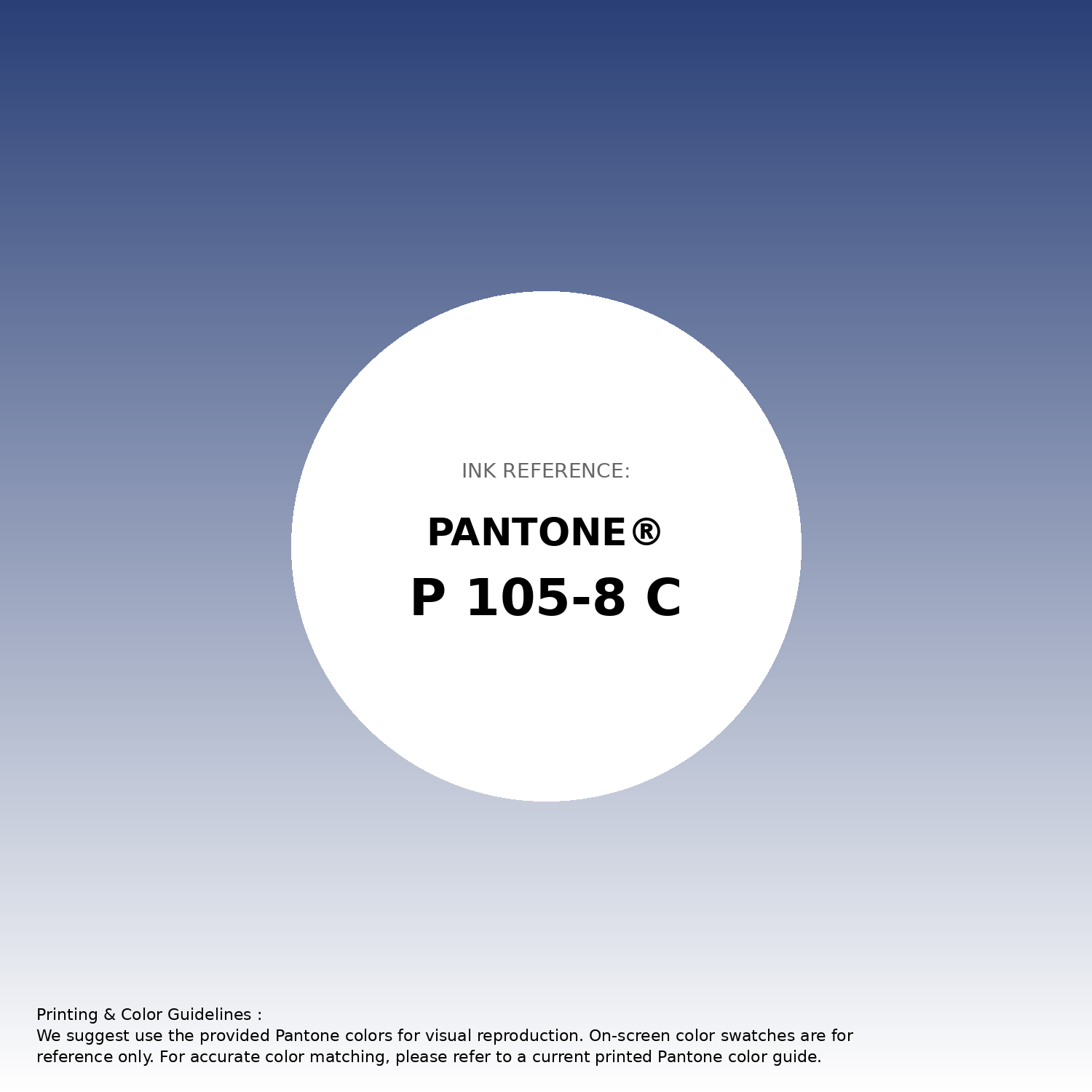 Stunning gradient artwork featuring Pantone P 105-8 C Color | Hex color Code #293f76. Beautiful color transitions perfect for modern designs and backgrounds. #gradient #colorart #design #293f76