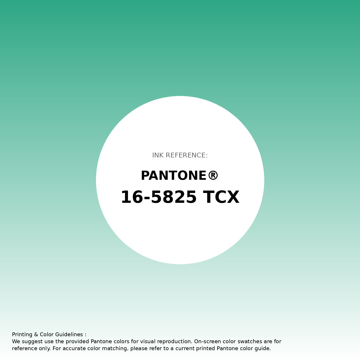 Stunning gradient artwork featuring Pantone 16-5825 Tcx Gumdrop Green Color | Hex color Code #2ea785. Beautiful color transitions perfect for modern designs and backgrounds. #gradient #colorart #design #2ea785
