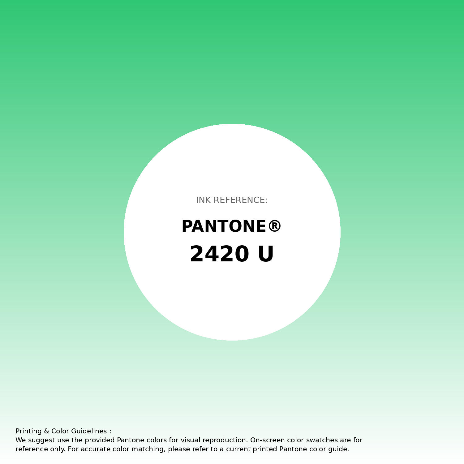 Stunning gradient artwork featuring Pantone 2420 U Color | Hex color Code #2fc774. Beautiful color transitions perfect for modern designs and backgrounds. #gradient #colorart #design #2fc774