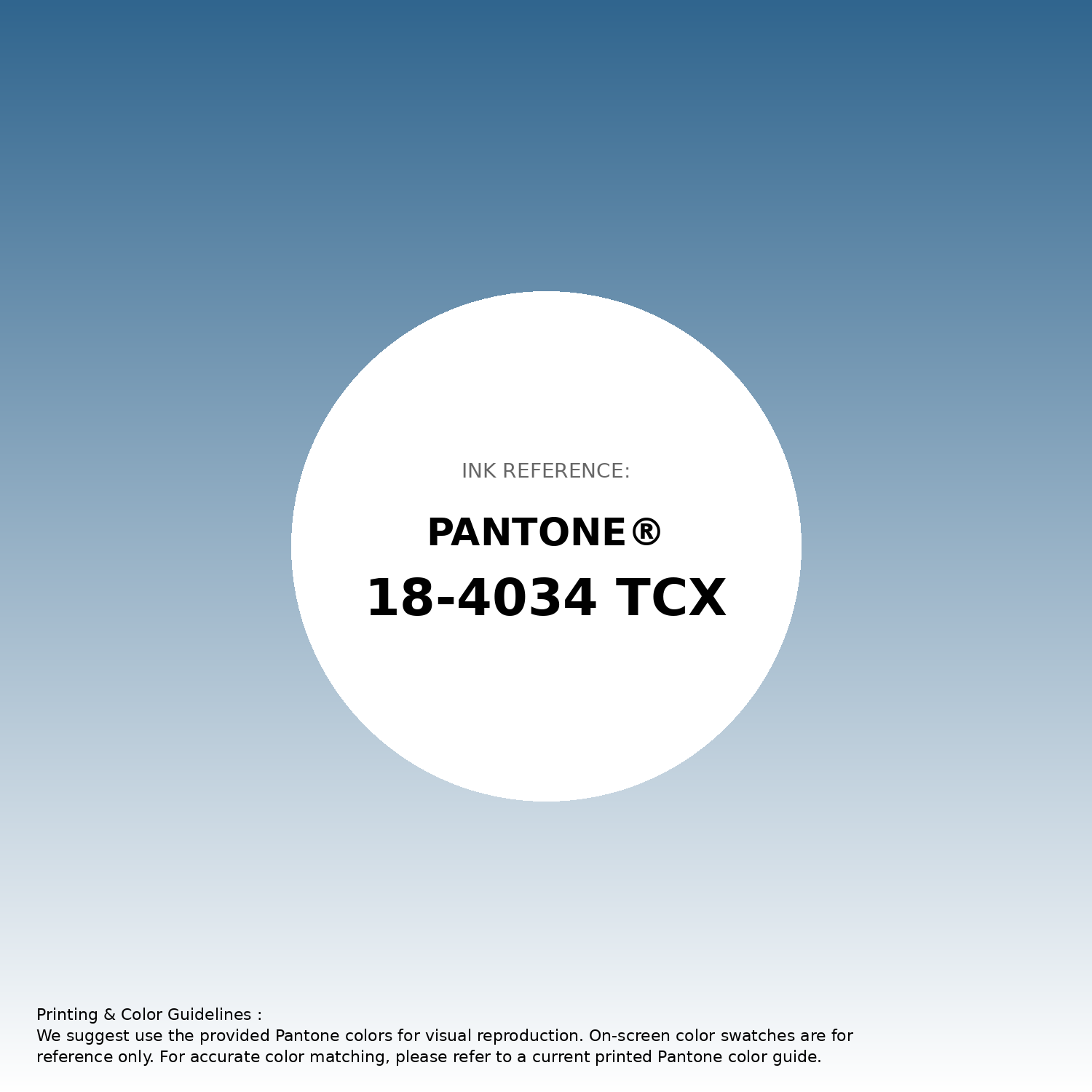 Stunning gradient artwork featuring Pantone 18-4034 Tcx Vallarta Blue Color | Hex color Code #30658e. Beautiful color transitions perfect for modern designs and backgrounds. #gradient #colorart #design #30658e