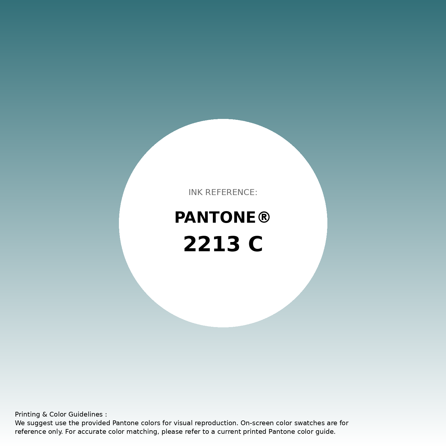 Stunning gradient artwork featuring Pantone 2213 C Color | Hex color Code #337079. Beautiful color transitions perfect for modern designs and backgrounds. #gradient #colorart #design #337079