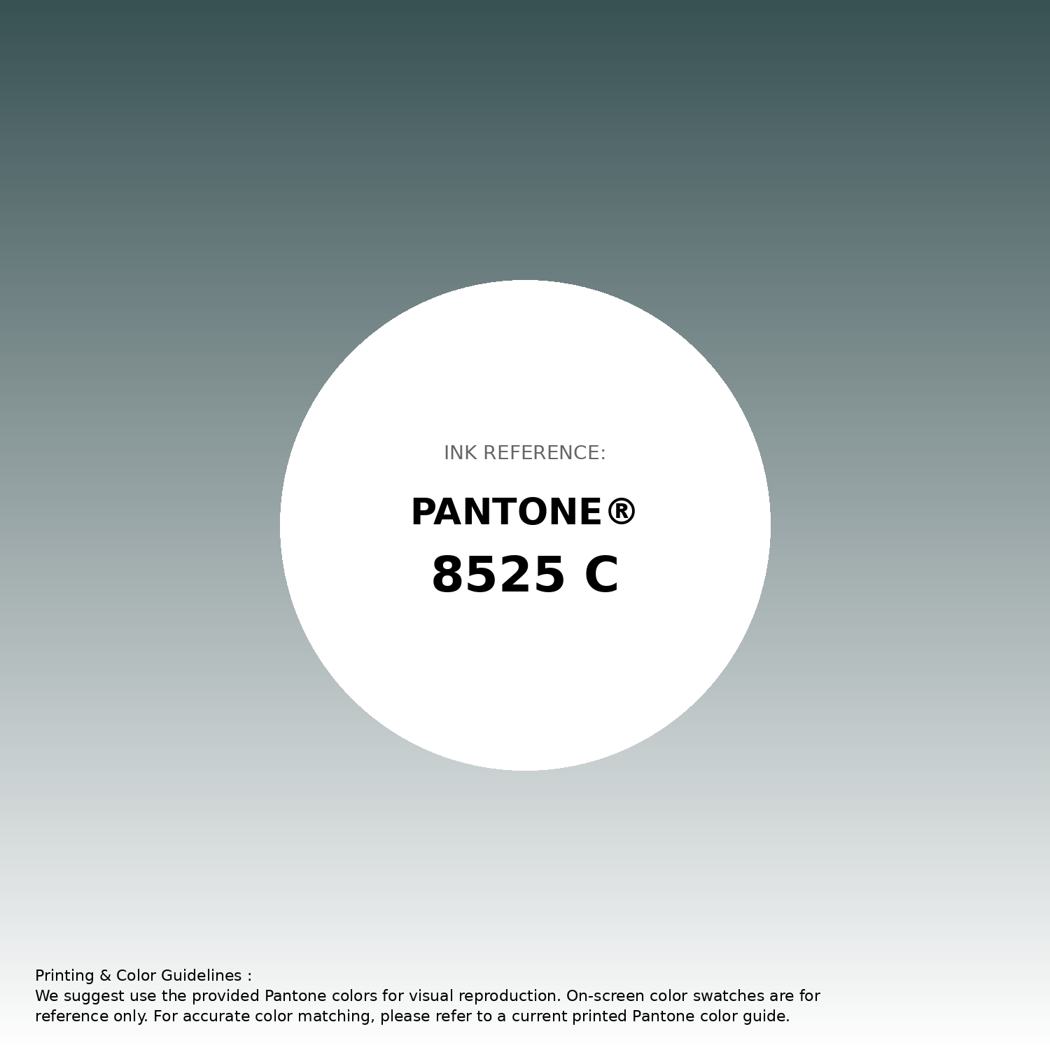Stunning gradient artwork featuring Pantone 8525 C Color | Hex color Code #385153. Beautiful color transitions perfect for modern designs and backgrounds. #gradient #colorart #design #385153