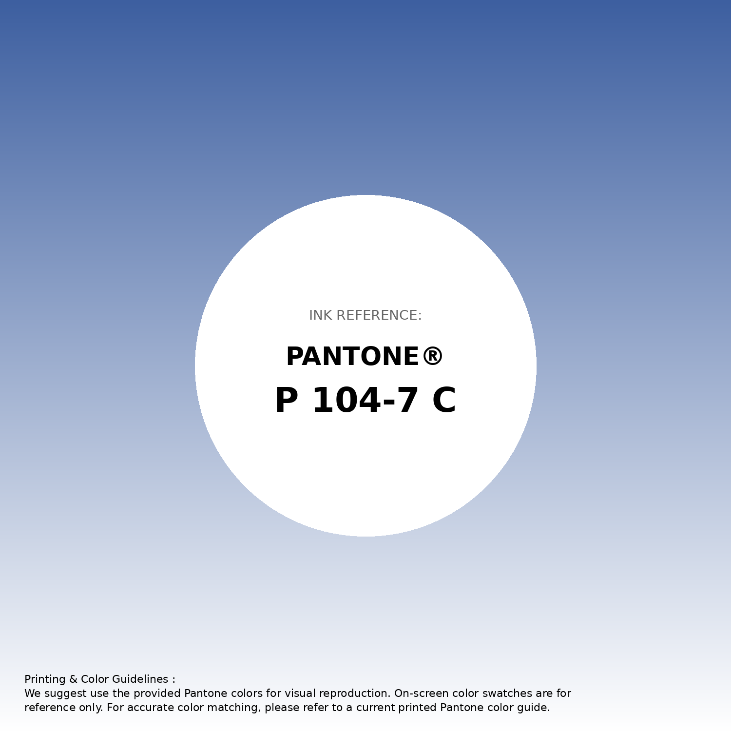 Stunning gradient artwork featuring Pantone P 104-7 C Color | Hex color Code #3d5fa0. Beautiful color transitions perfect for modern designs and backgrounds. #gradient #colorart #design #3d5fa0