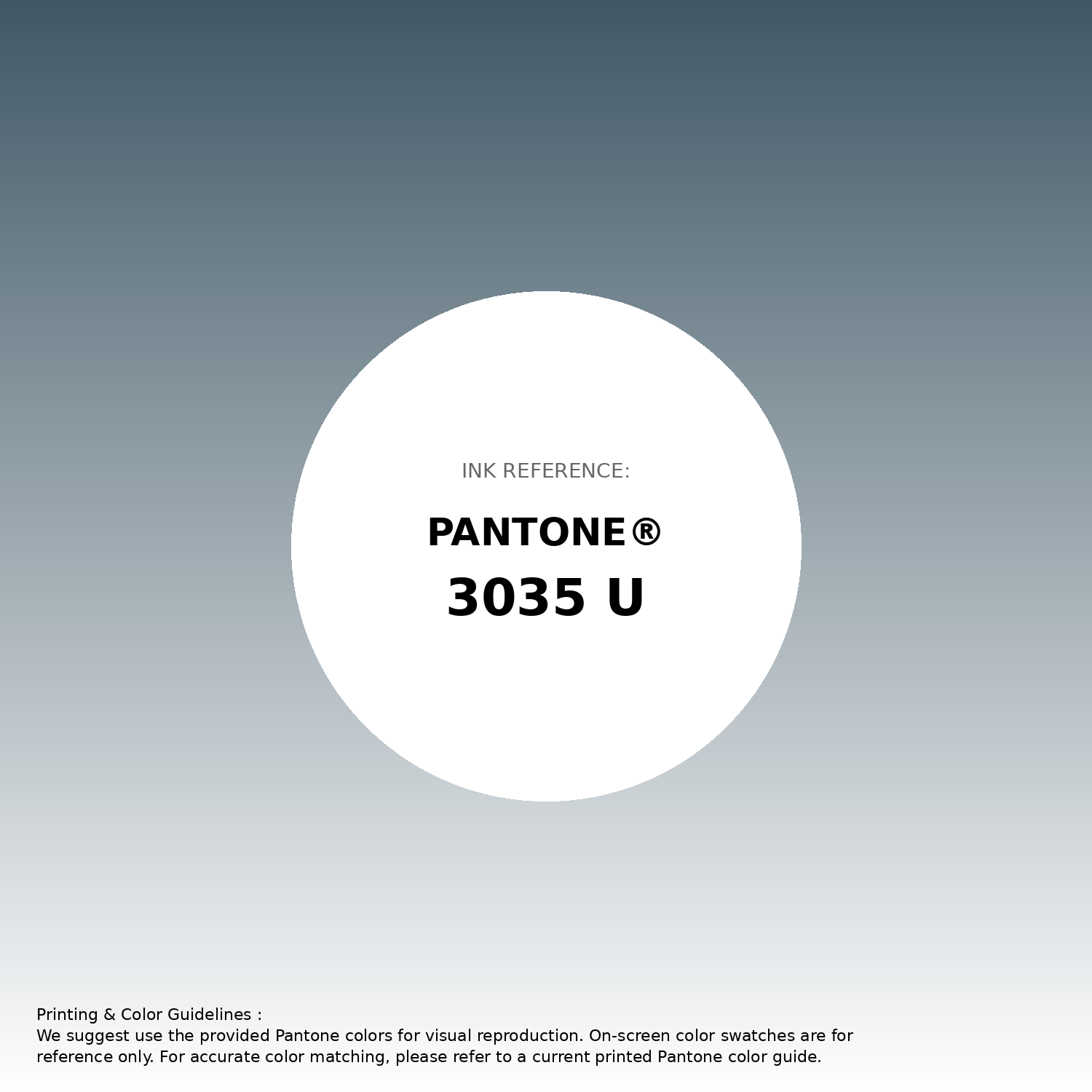Stunning gradient artwork featuring Pantone 3035 U Color | Hex color Code #405866. Beautiful color transitions perfect for modern designs and backgrounds. #gradient #colorart #design #405866