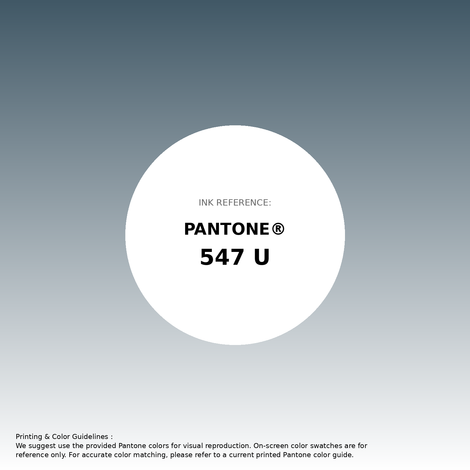 Hex Color #415866 | Printing Match PANTONE 547 U | Color